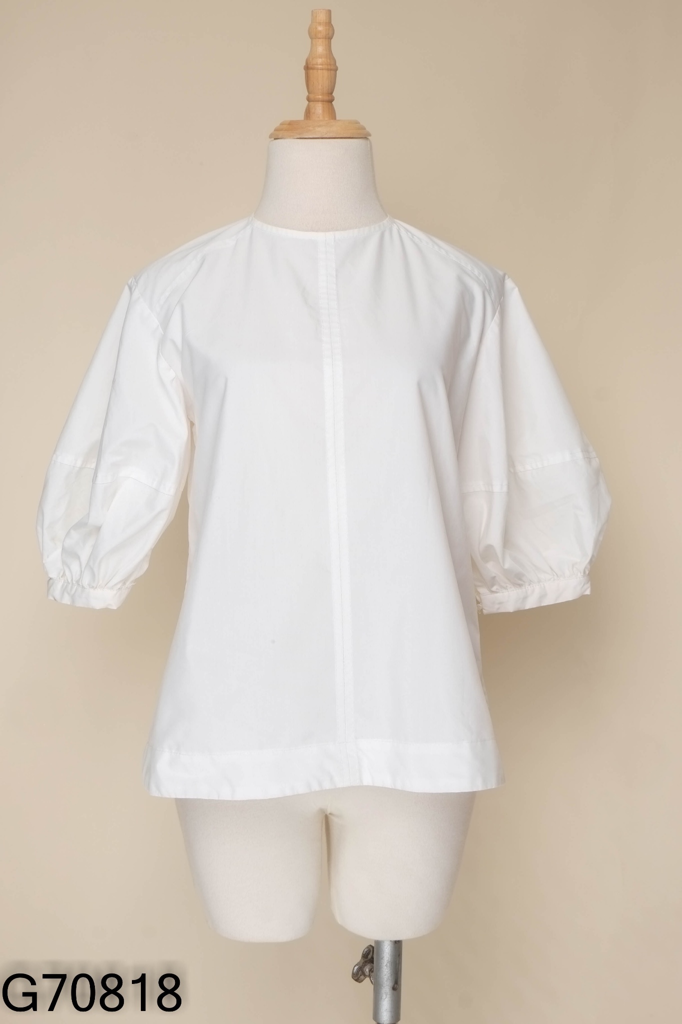Áo HUONG BOUTIQUE trắng tay bồng