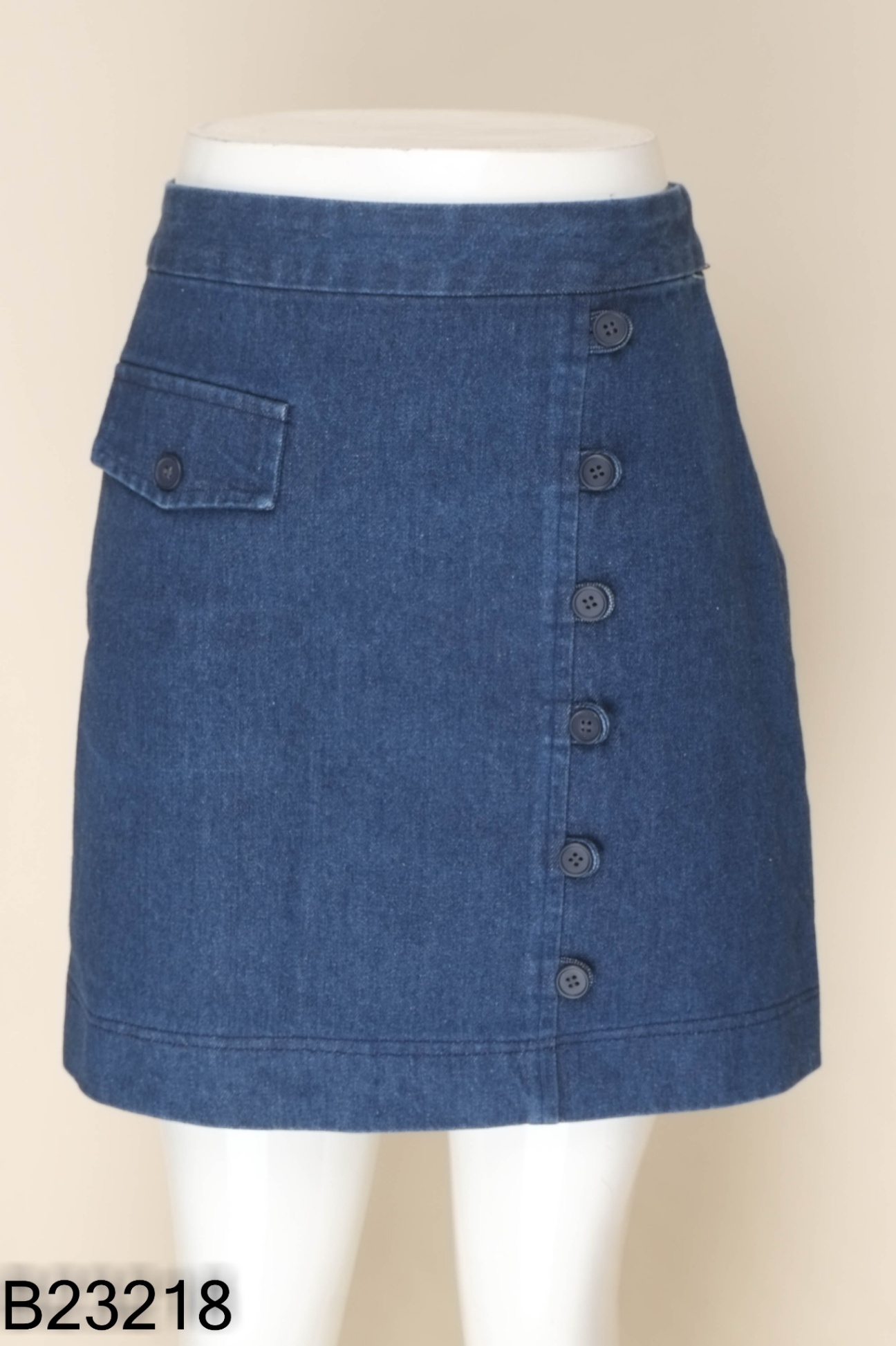 Chân váy LIBE jeans xanh
