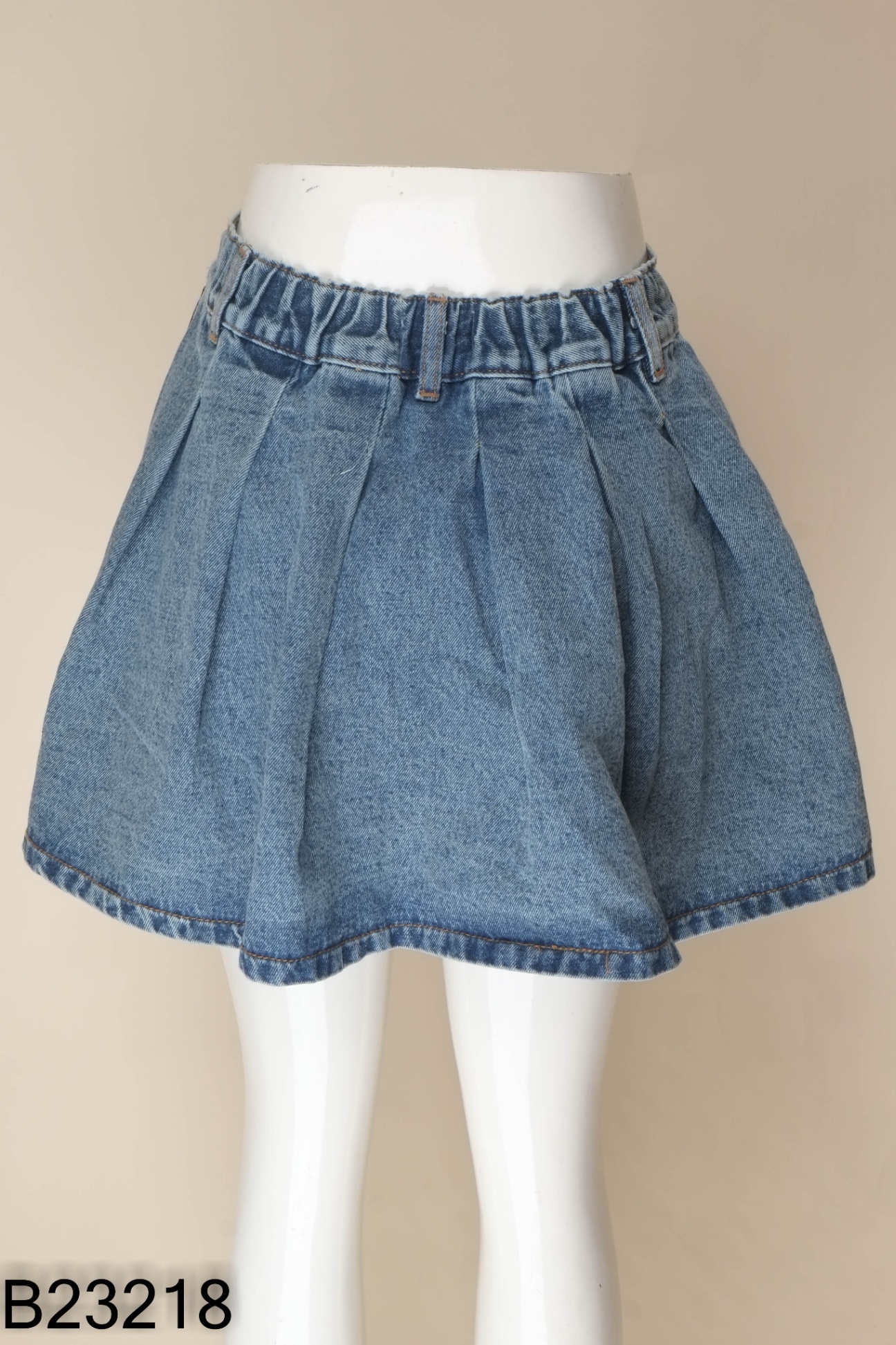 Chân váy ECOCHIC jeans xanh