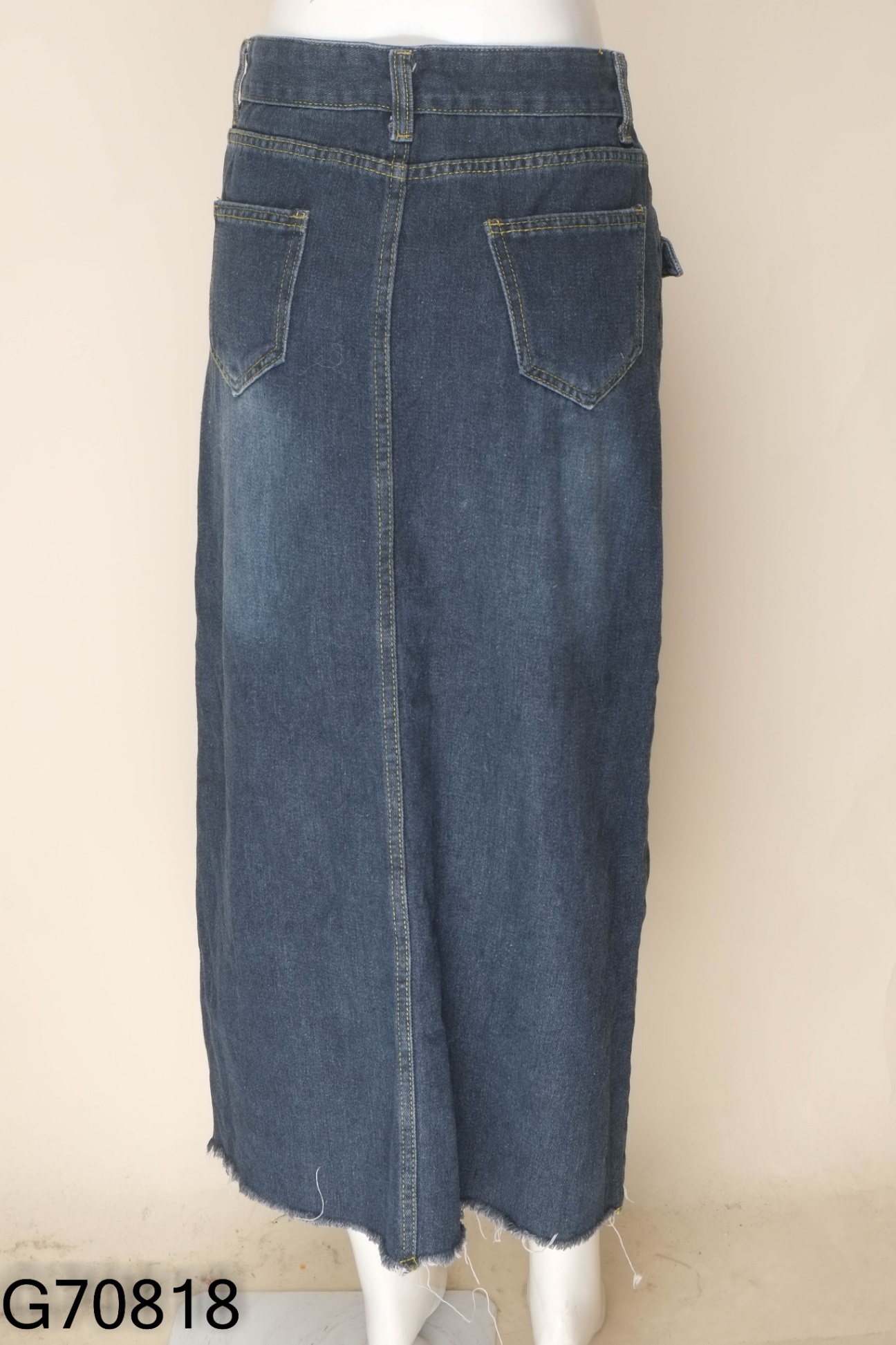 Chân váy jeans xanh đậm