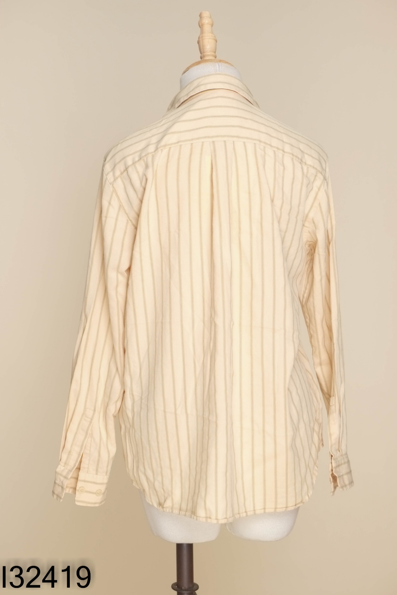 Áo sơ mi UNIQLO vàng kẻ