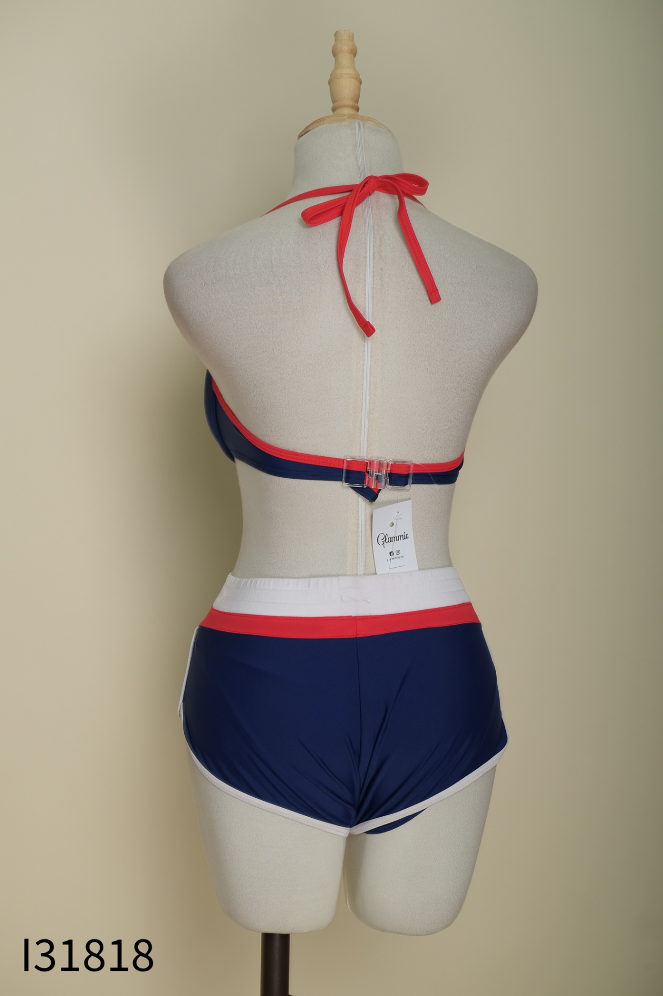SET 3 món xanh trắng áo bra + quần nhỏ+ quần short