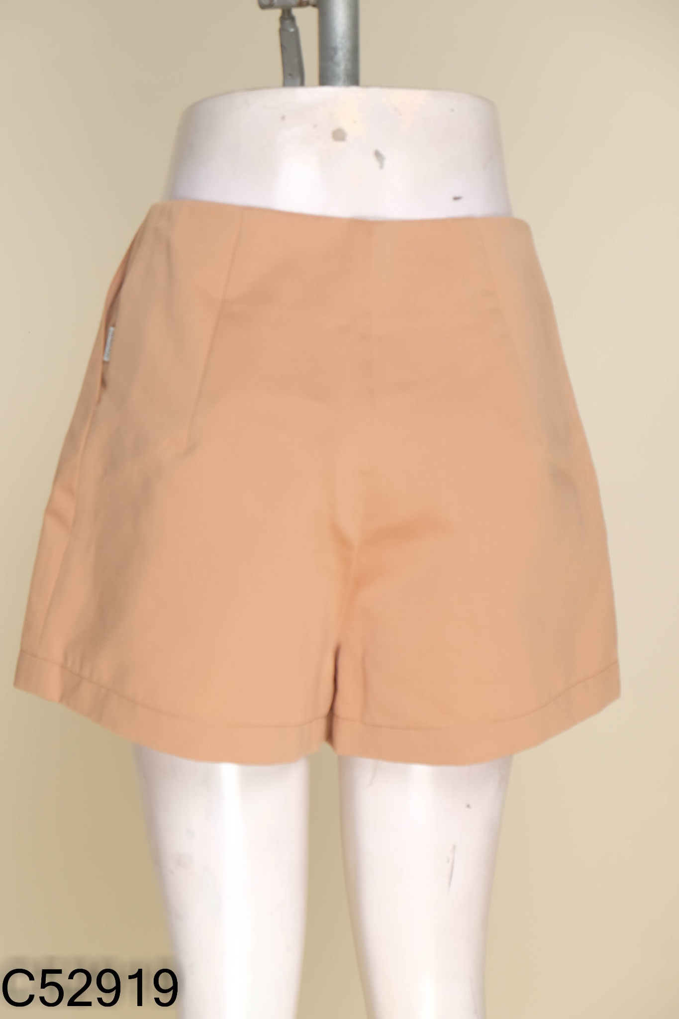 NEWTAG Quần short 20AGAIN taffta nâu trơn