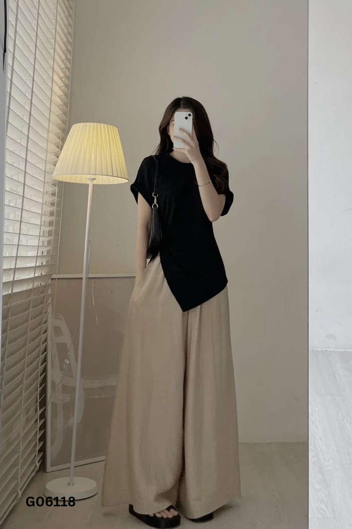 Áo UP STUDIO đen trơn