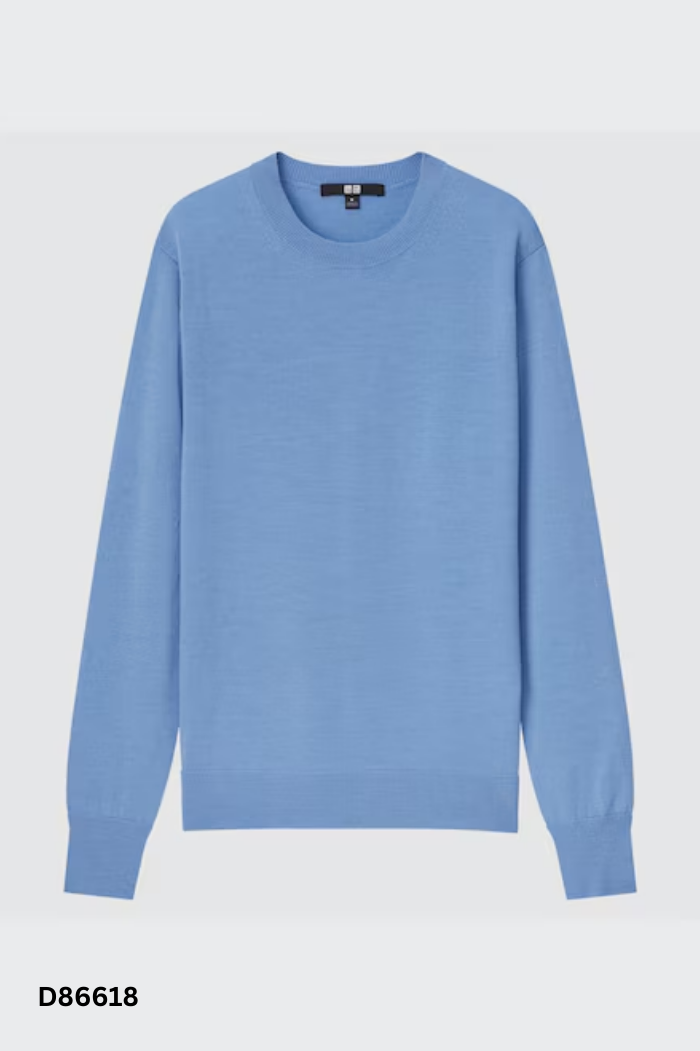 Áo len UNIQLO xanh trơn