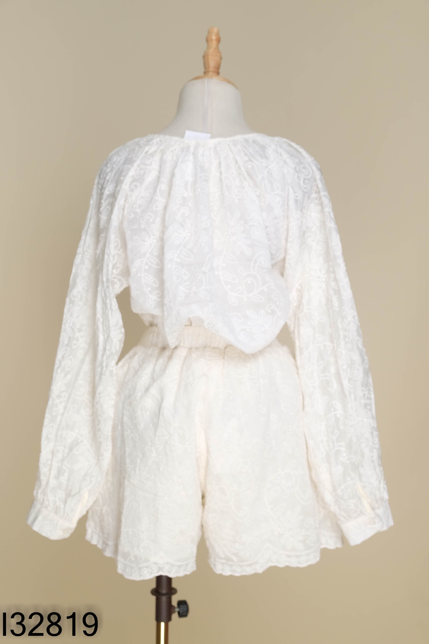 SET linen be áo + chân váy
