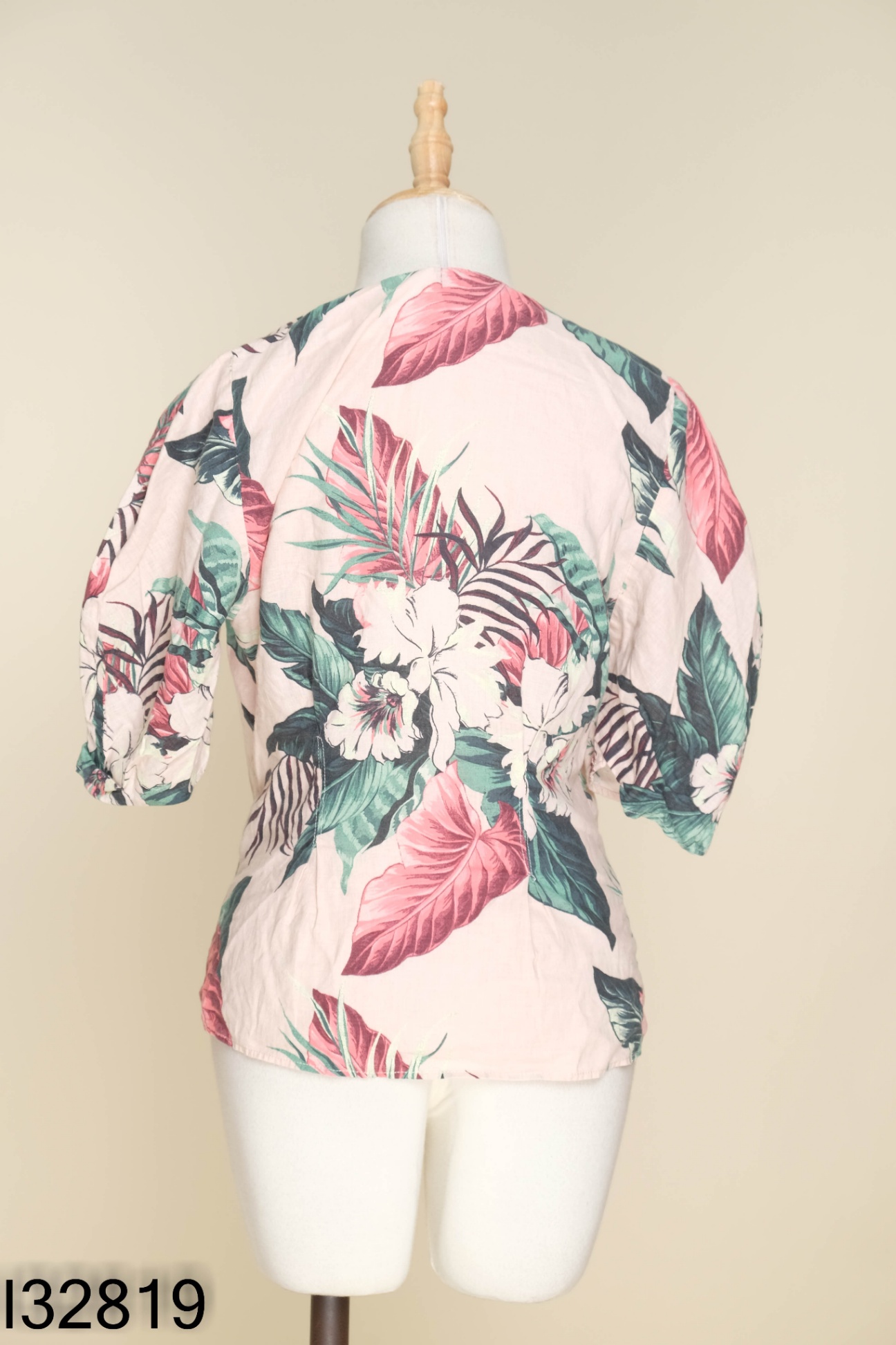Áo wrap ZARA hồng họa tiết