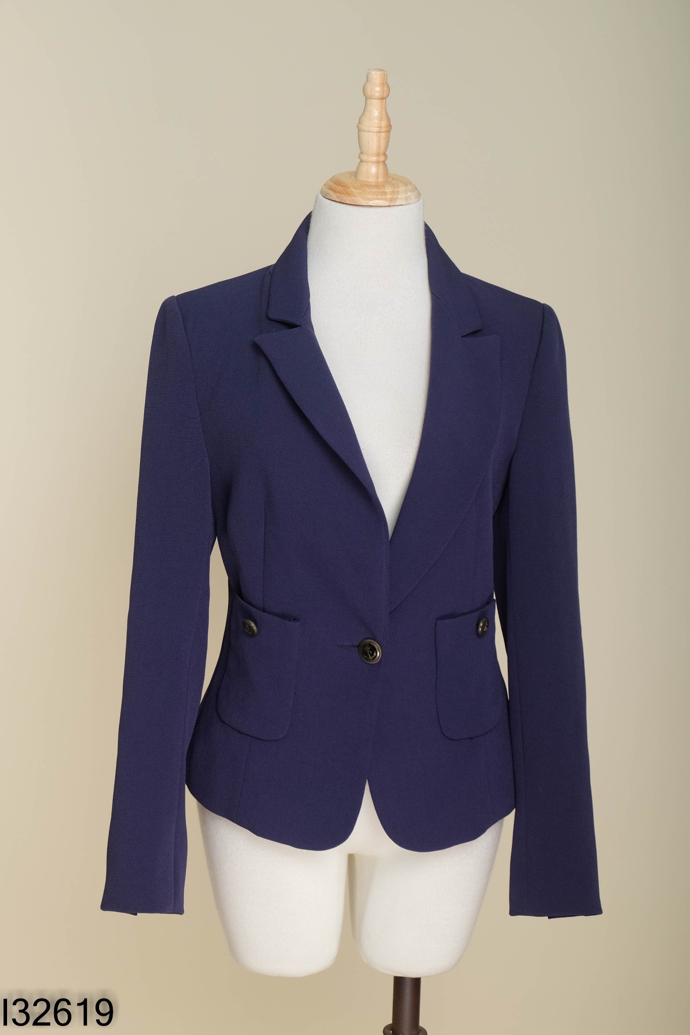 Áo blazer MAGONN xanh than trơn