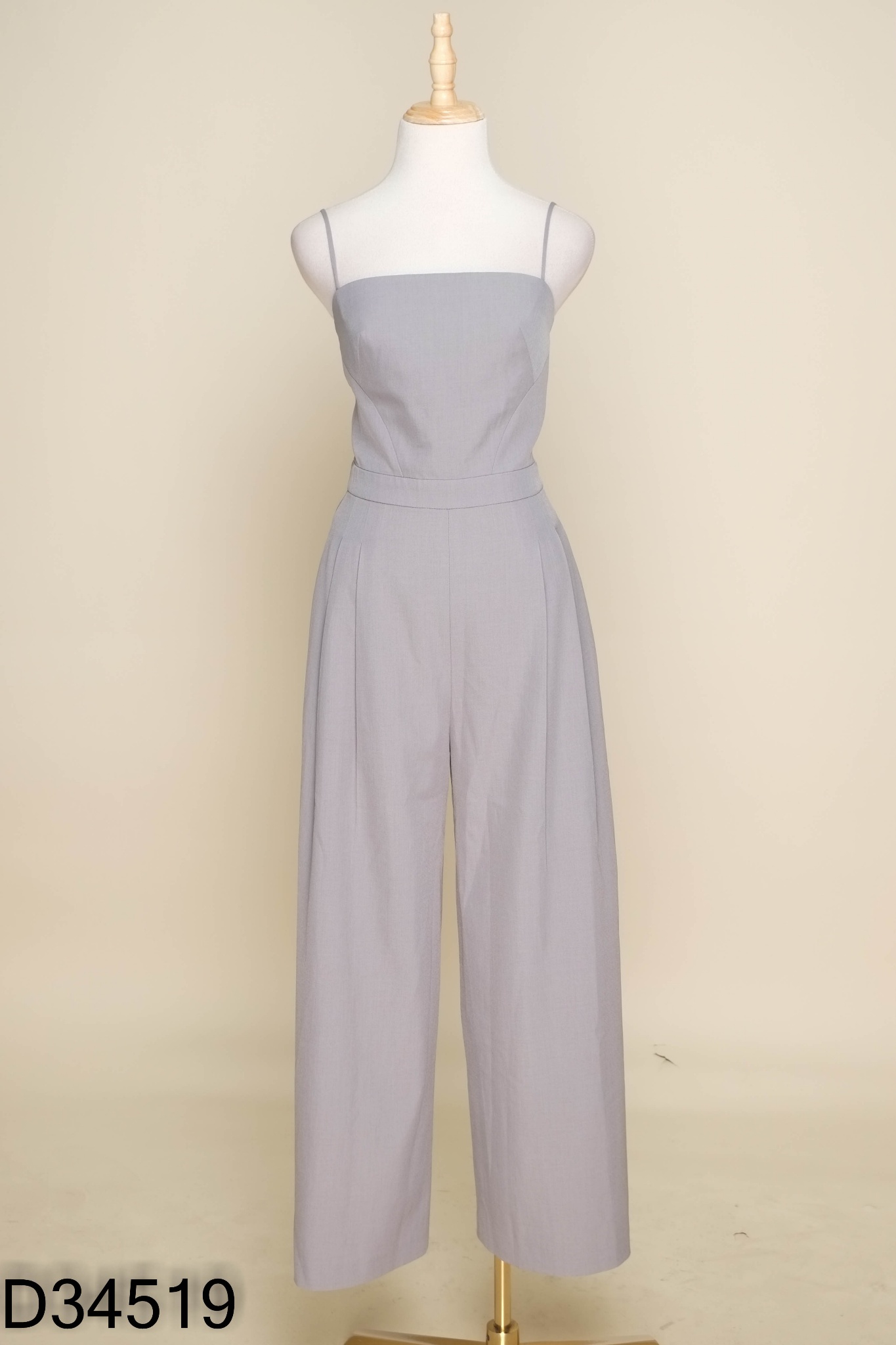 Jumpsuits hai dây xám trơn (cover D.CHIC)