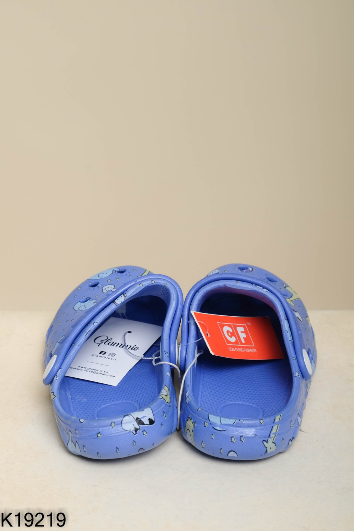 NEWTAG Dép xanh họa tiết voi KIDS