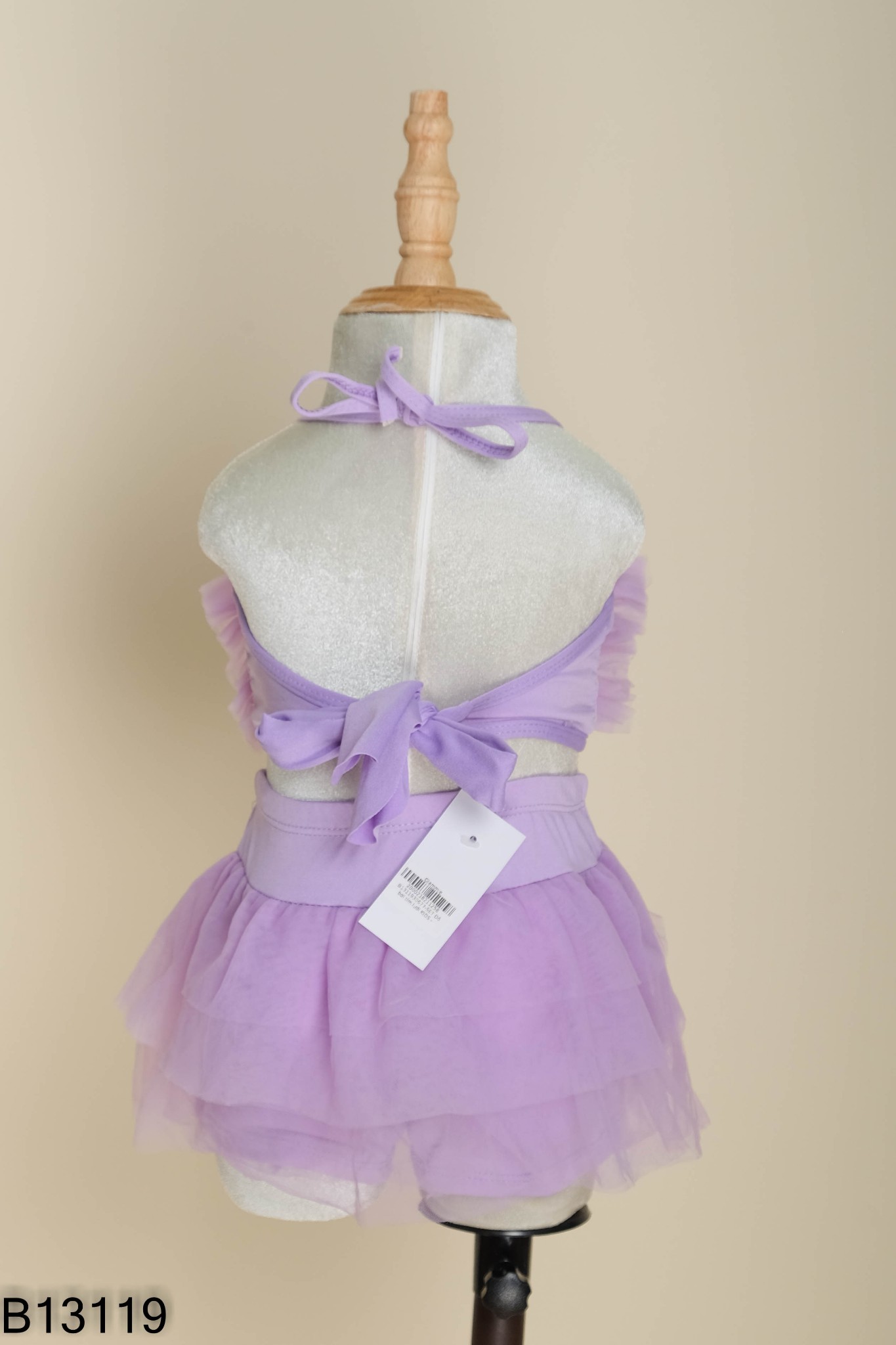 SET Đồ bơi tím lưới KIDS
