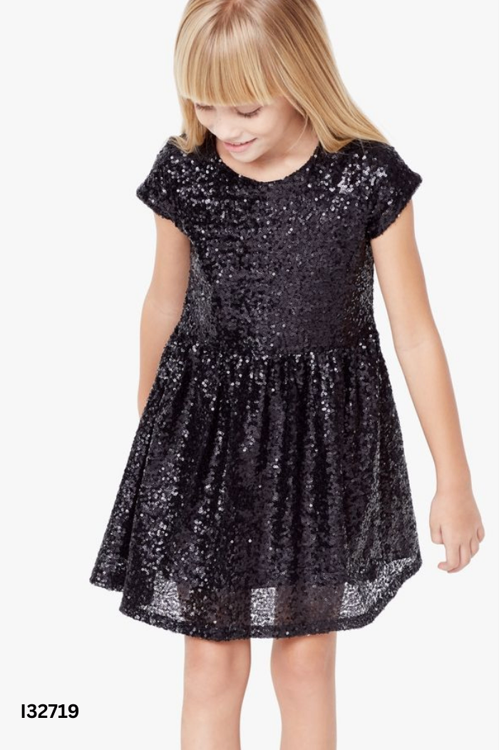 Váy đen đính hạt lấp lánh KIDS