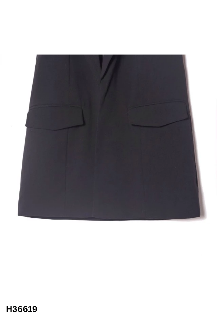 Áo NEW LOOK đen gile vest