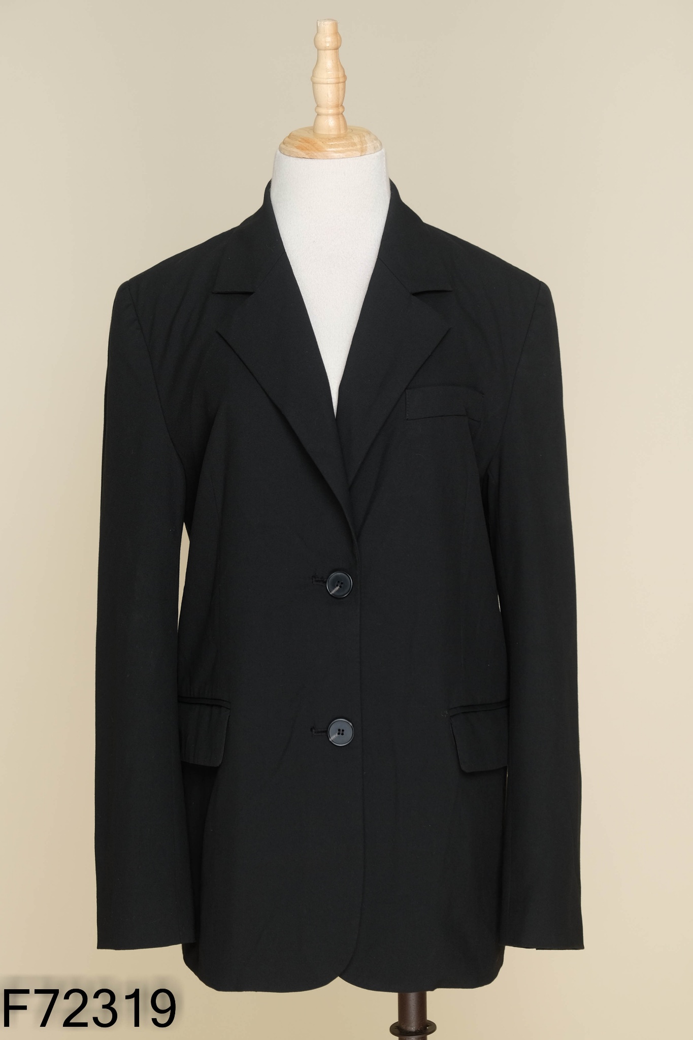 Blazer GIORDANO đen trơn