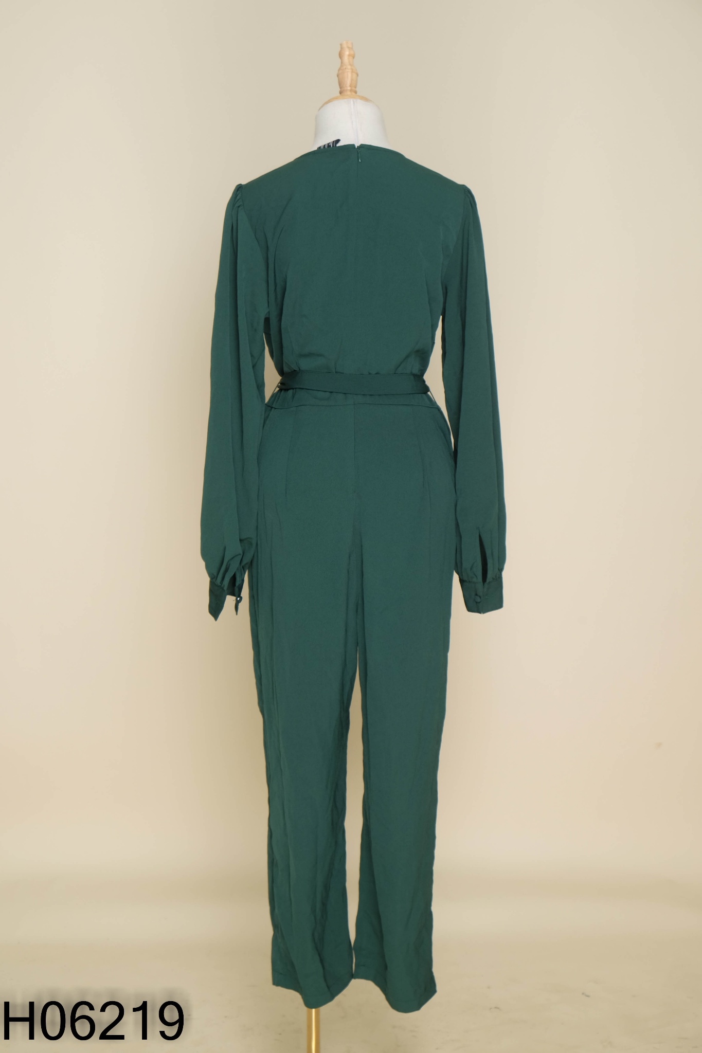 Jumpsuit xanh trơn