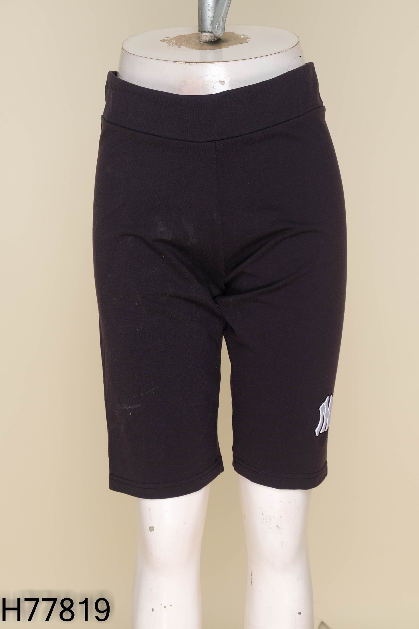 Quần biker MLB đen (cắt tag)