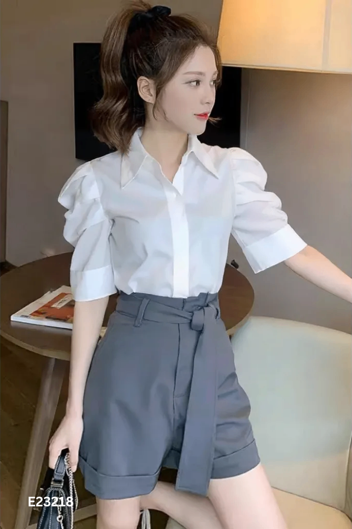 NEWTAG Áo LAMO DESING trắng trơn