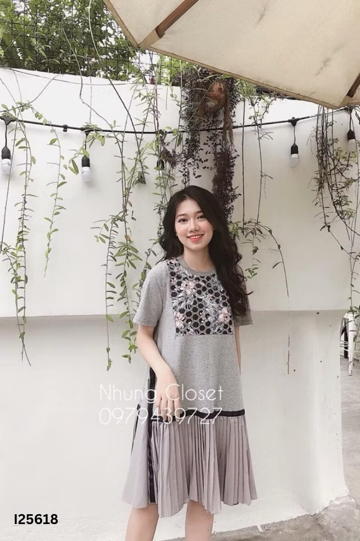 Váy thun CẨM ghi đuôi cá