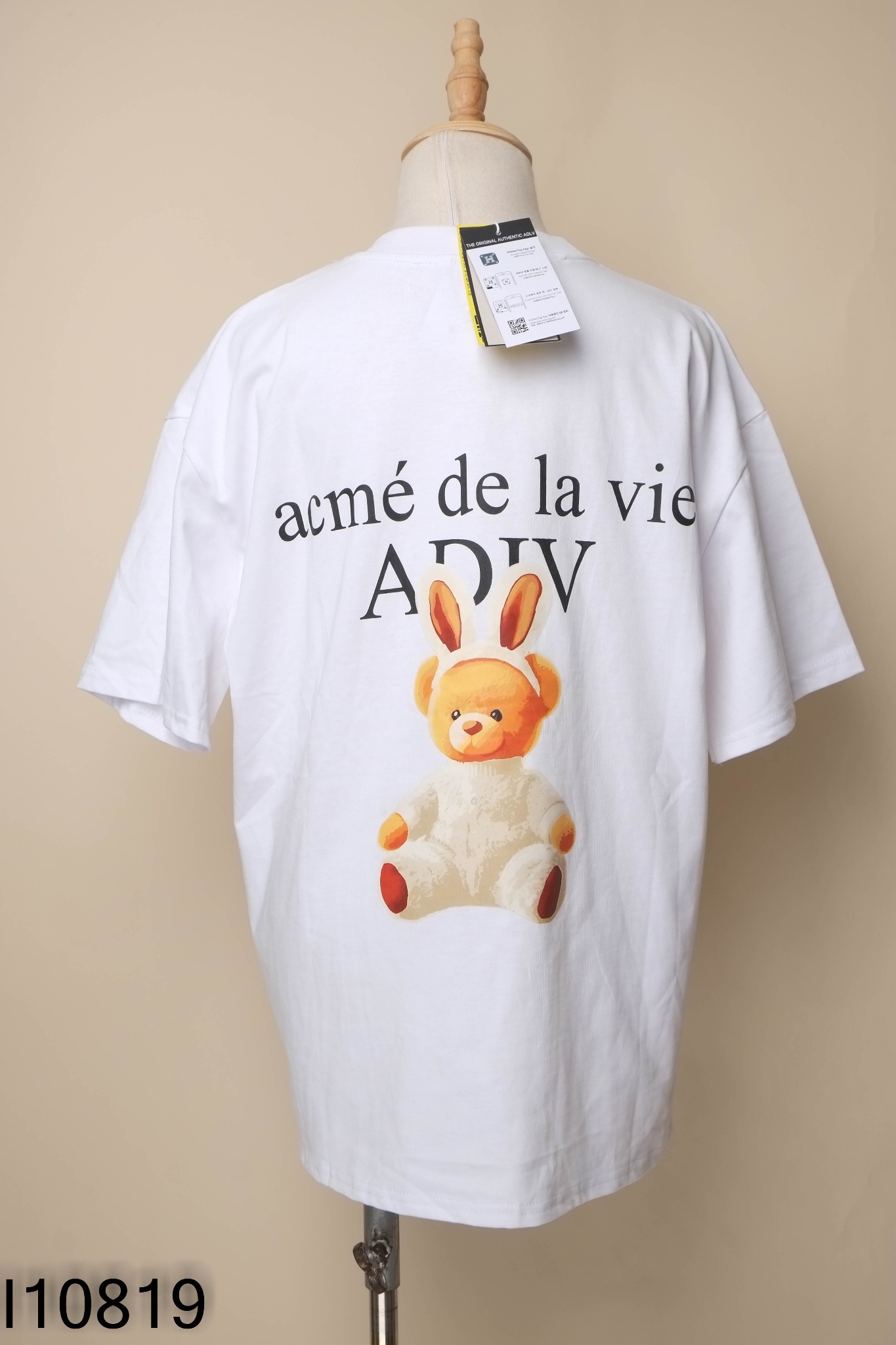 NEWTAG Áo phông trắng in gấu