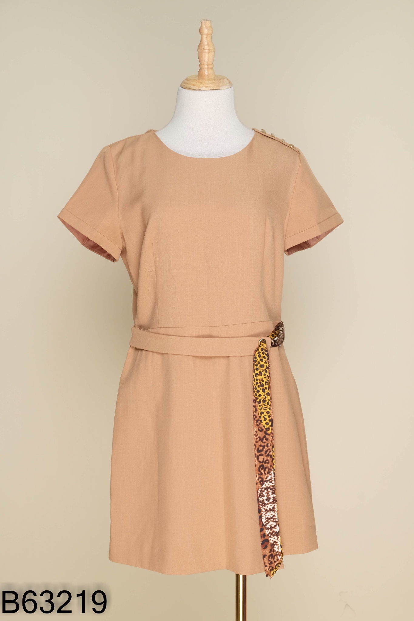 Jumpsuit giả váy NEM nâu be