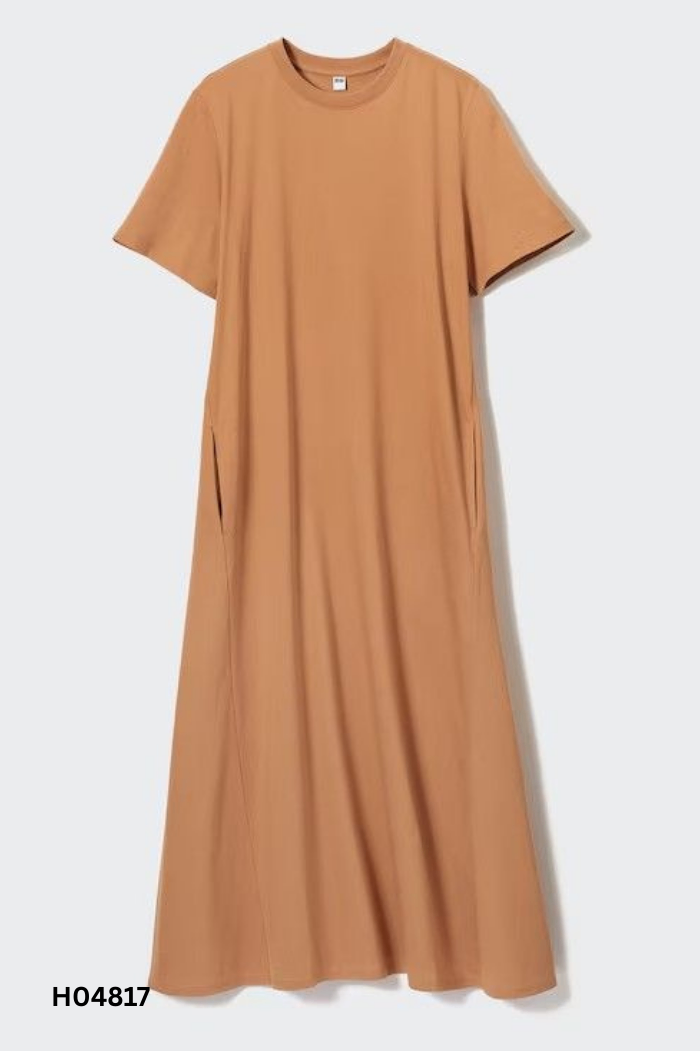 Váy UNIQLO nâu vàng