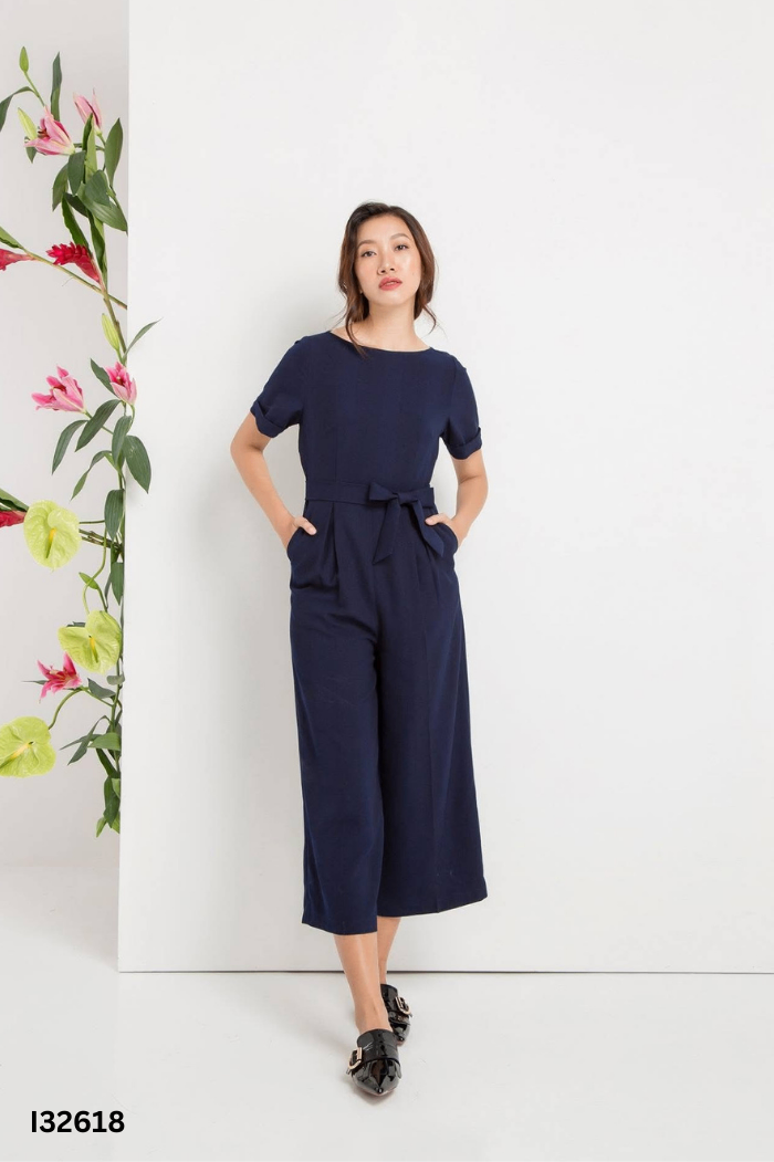 Jumpsuits MAGONN xanh than quần dài