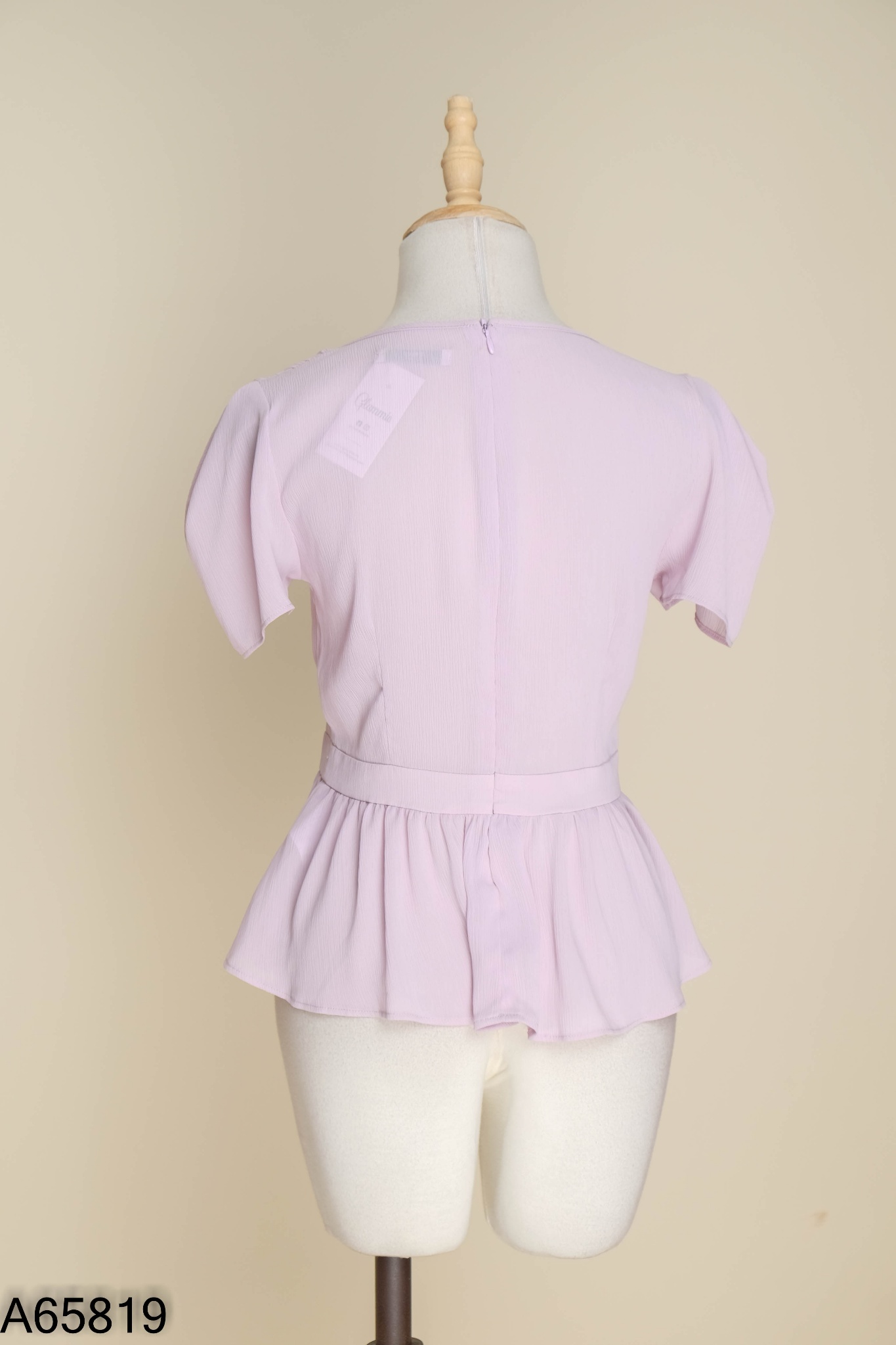 Áo tím TNG cổ V