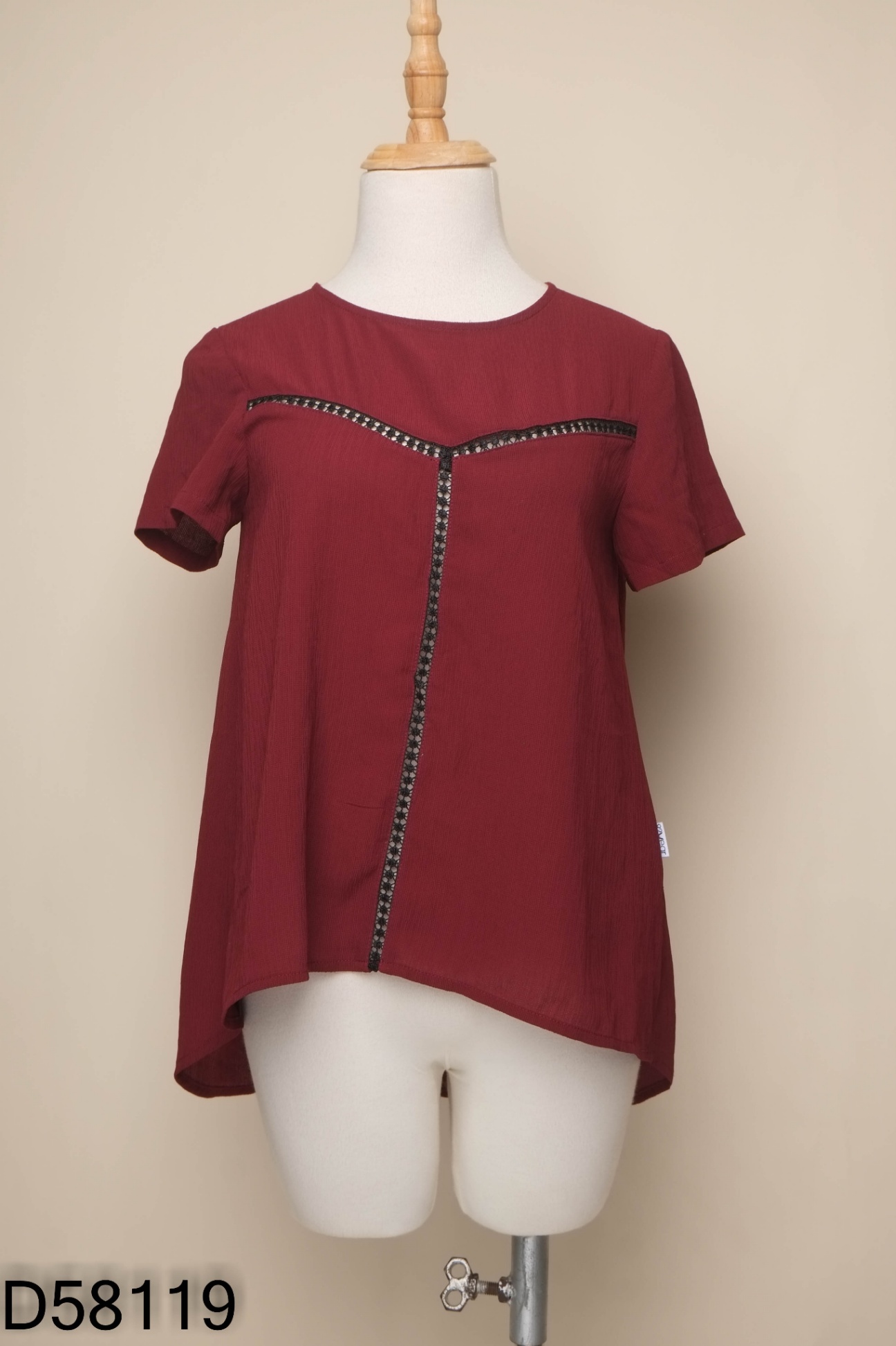 Áo 92WEAR đỏ rượu