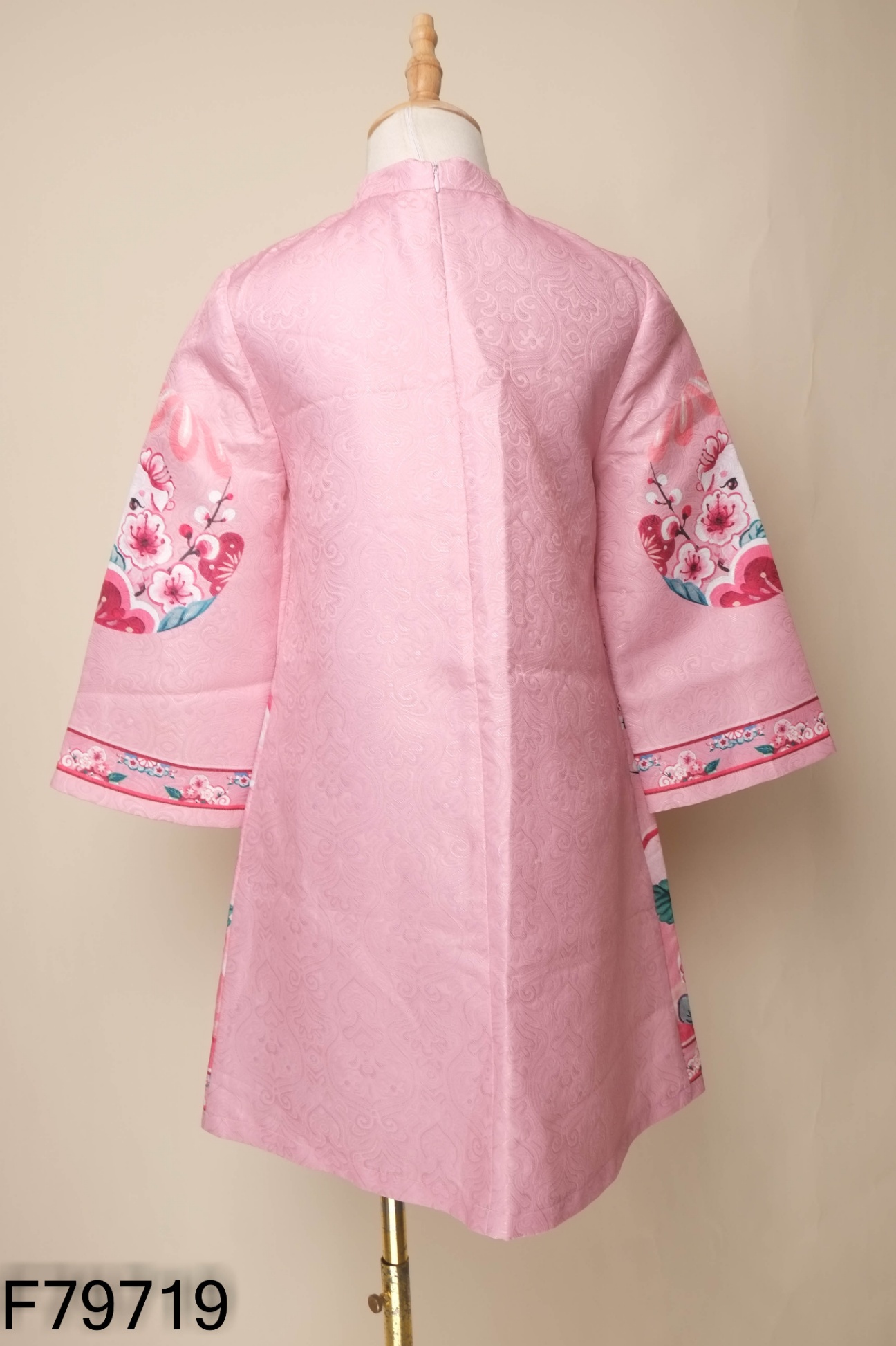 Váy HÀ CÚC hồng họa tiết