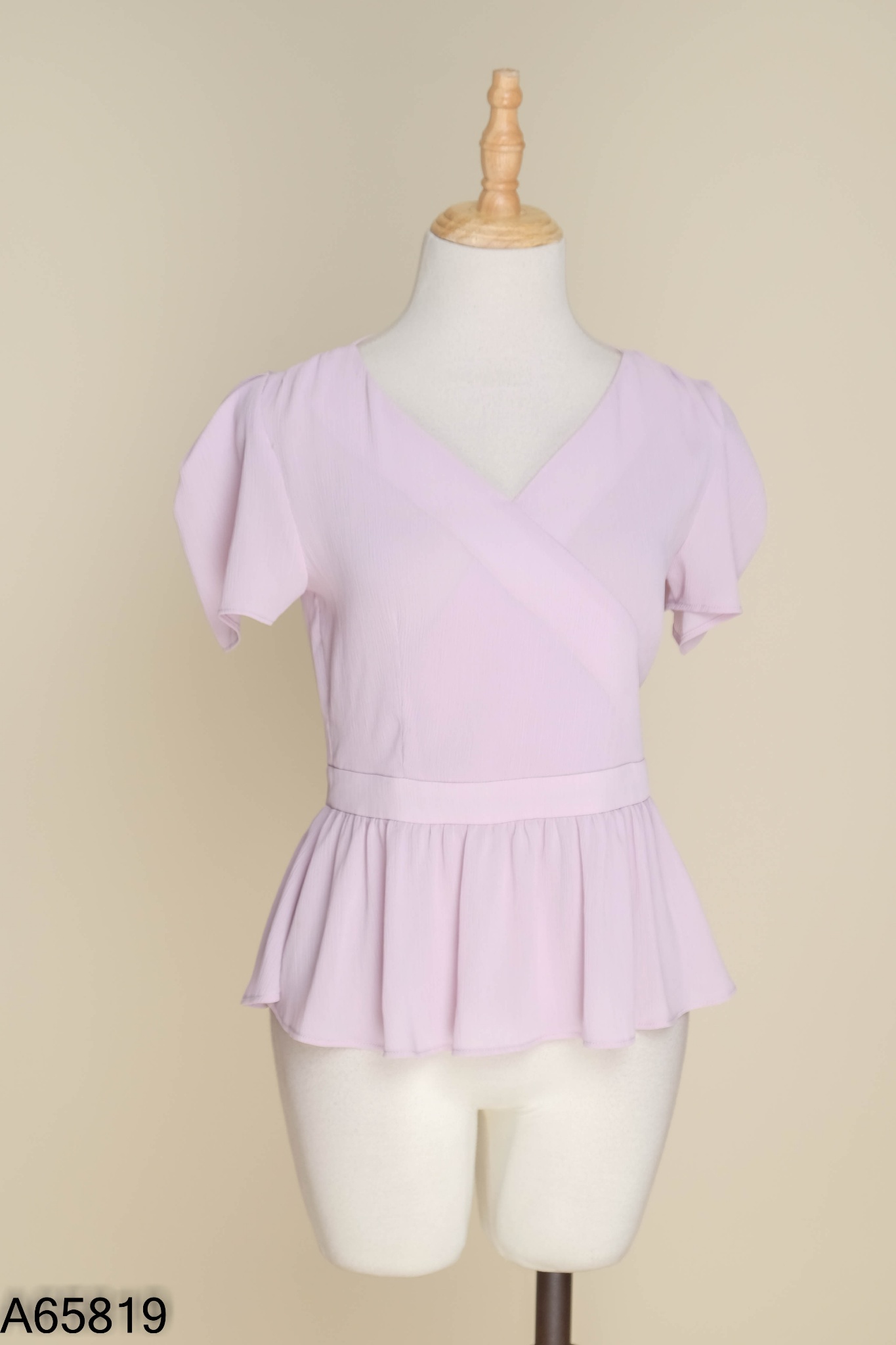 Áo tím TNG cổ V