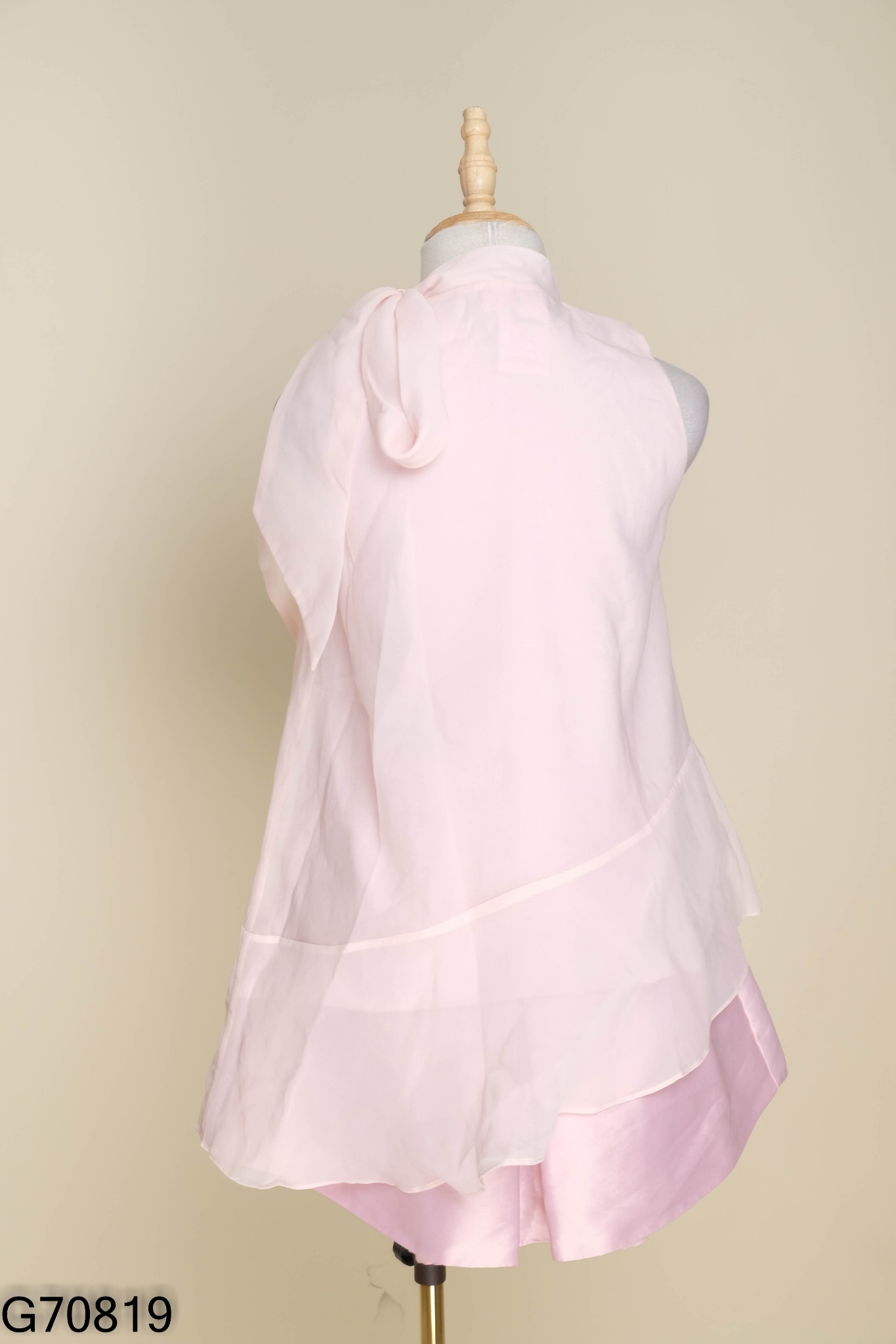 Set K CLOSET hồng áo sơ mi + chân váy