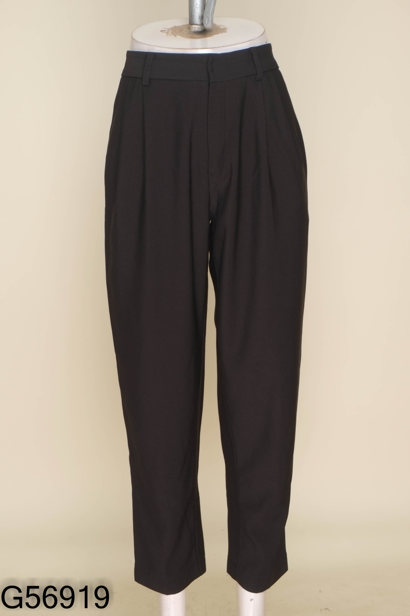 Quần KARENMILEN baggy vải đen