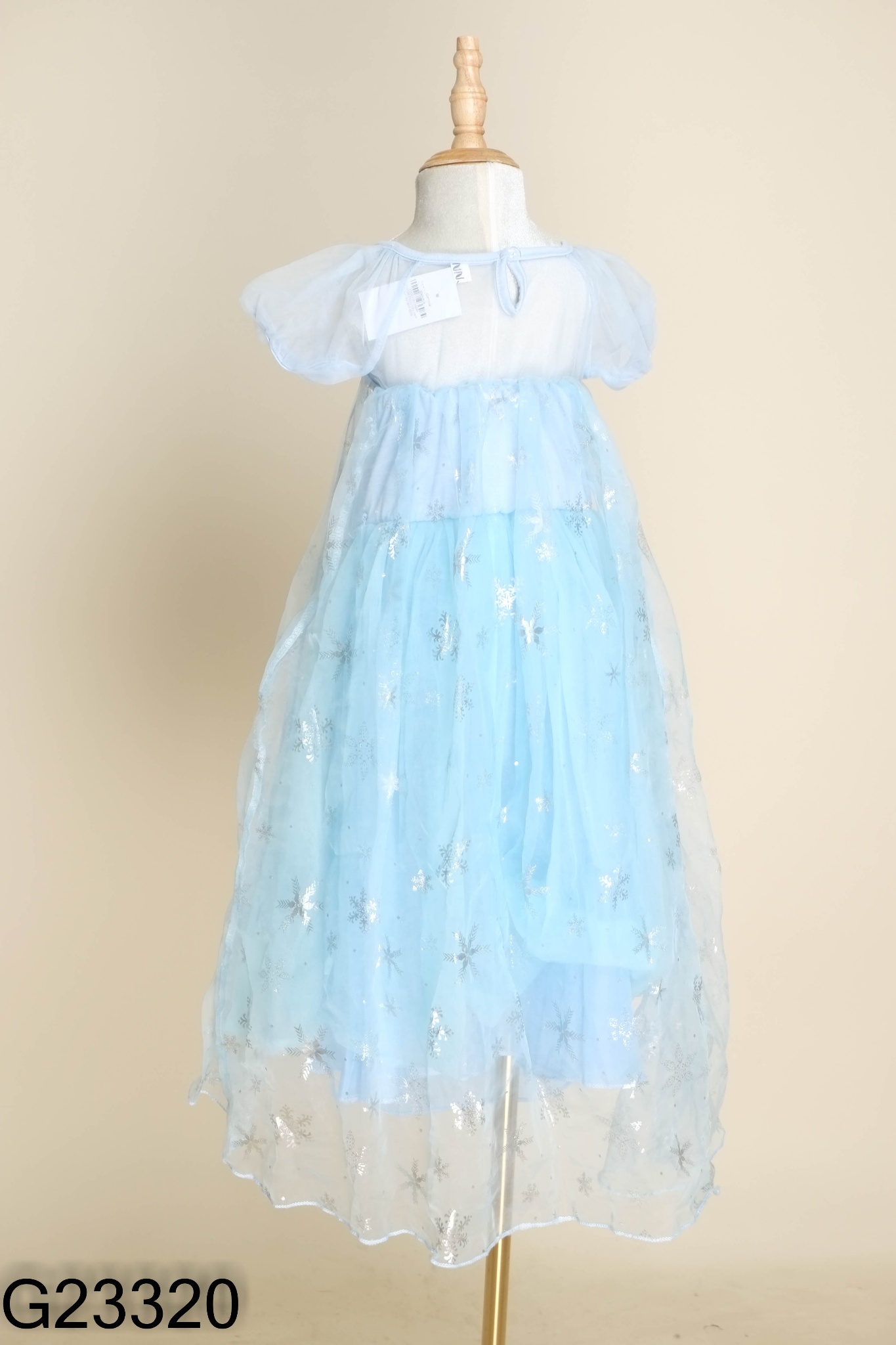 Váy xanh phối lấp lánh KIDS