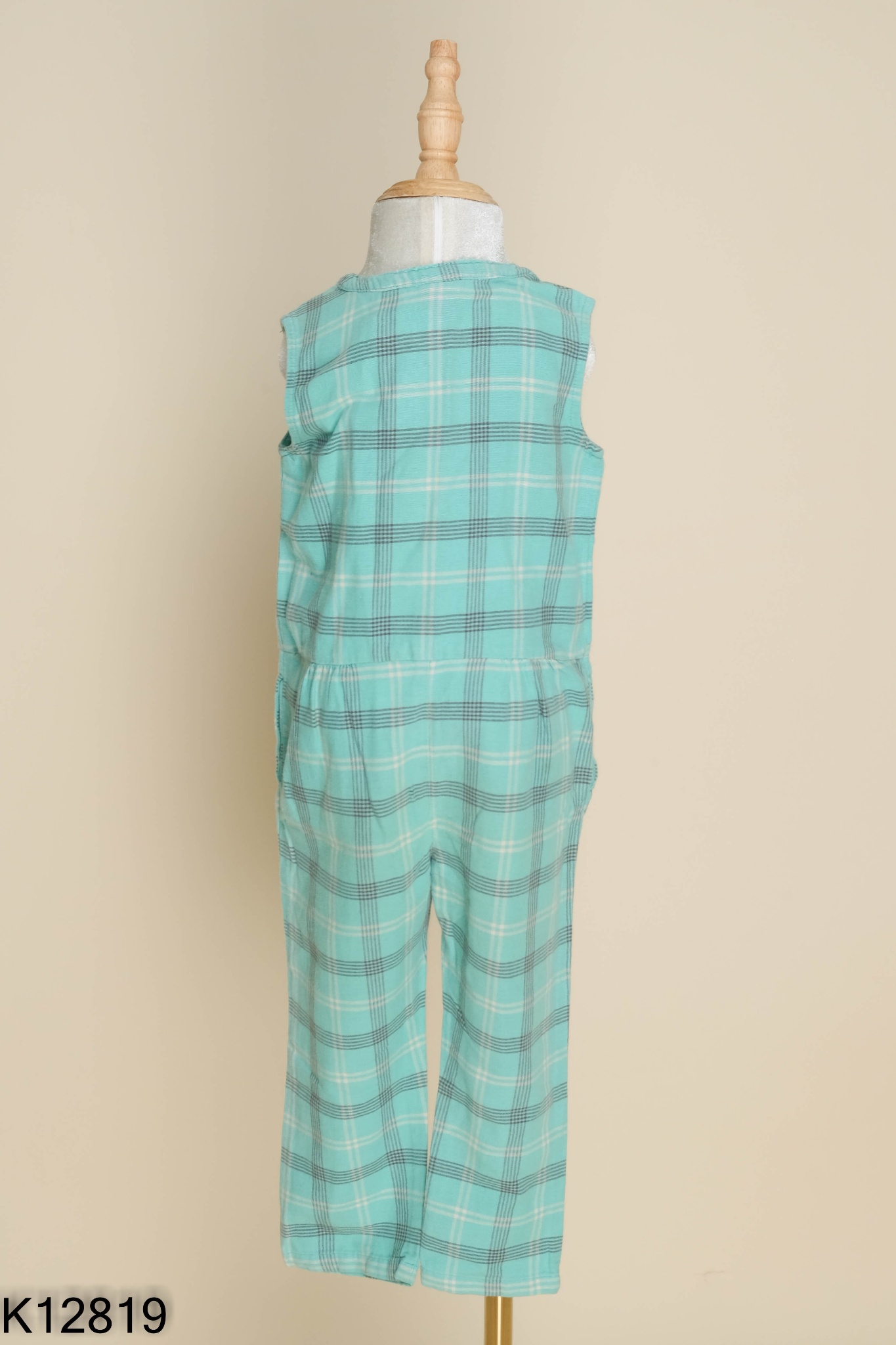 Jumpsuits GAP xanh kẻ KIDS