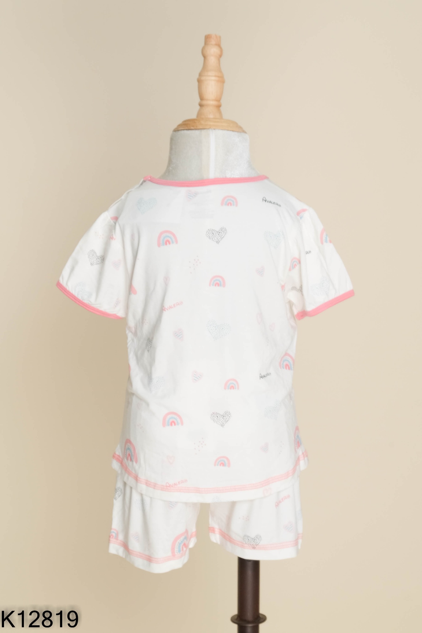 NEWTAG Set Áo trắng họa tiết + quần KIDS