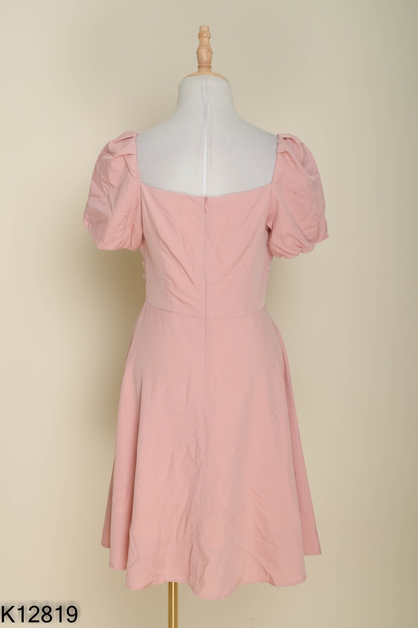 Váy hồng ADORE DRESS cổ vuông