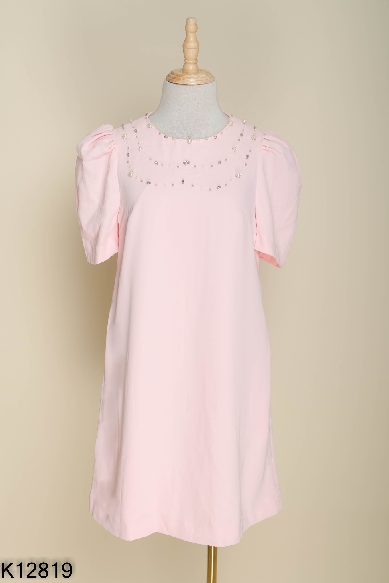 NEWTAG Váy hồng ADORE DRESS đính ngọc
