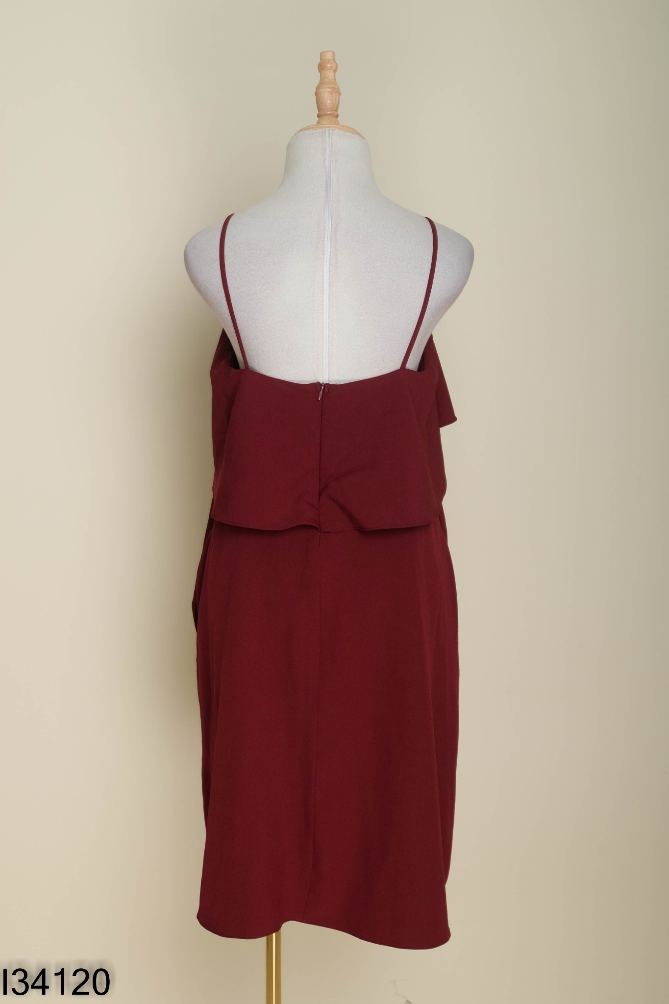 Váy TOPSHOP đỏ rượu hai dây
