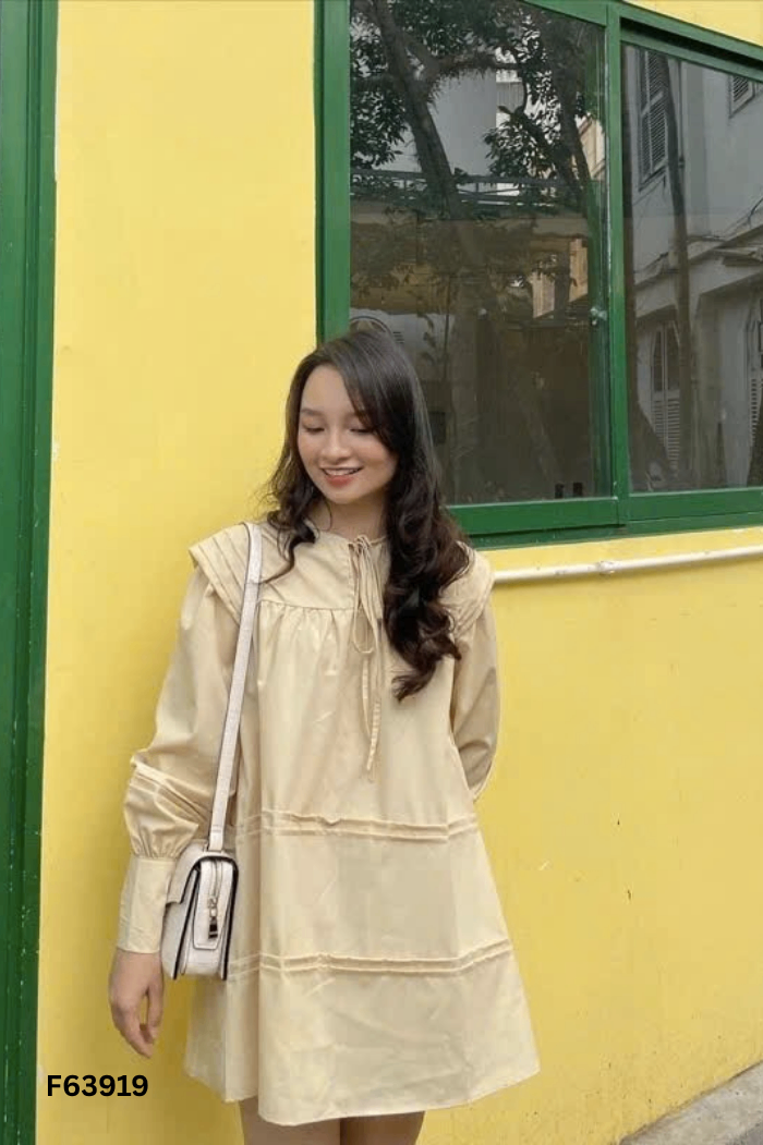 Váy be suông buộc nơ