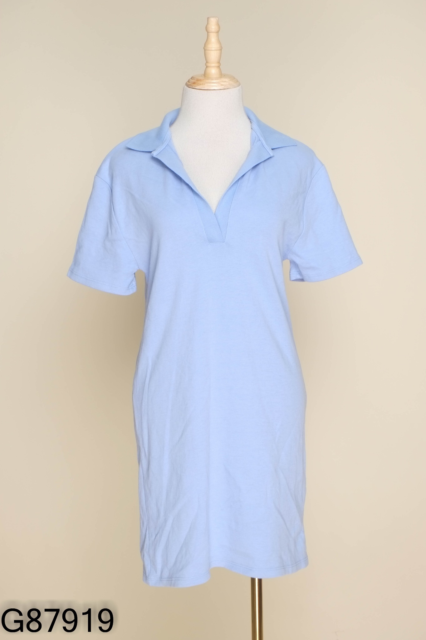 Váy ZARA polo xanh dương