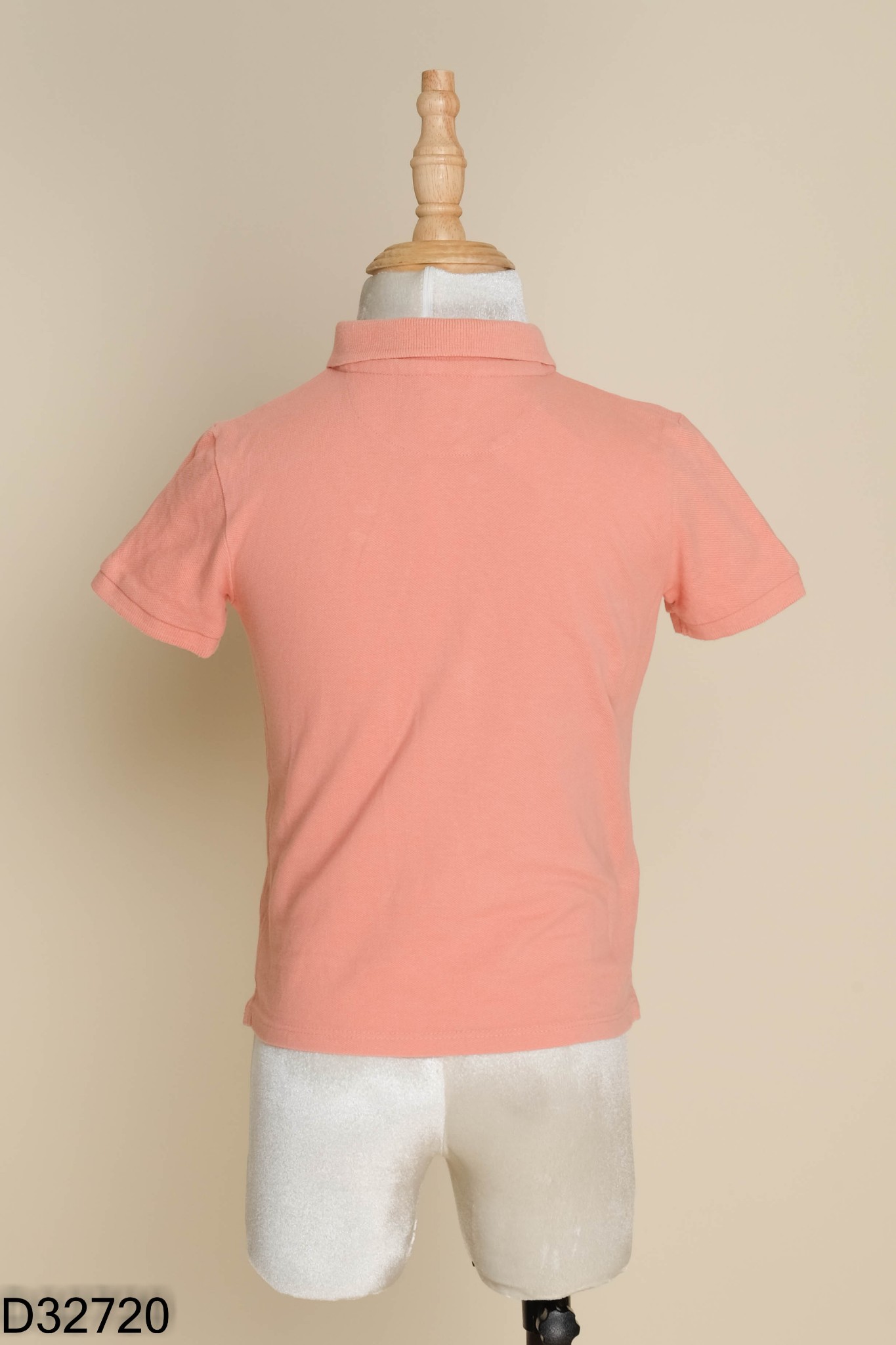 Áo MANGO cam cổ polo KIDS