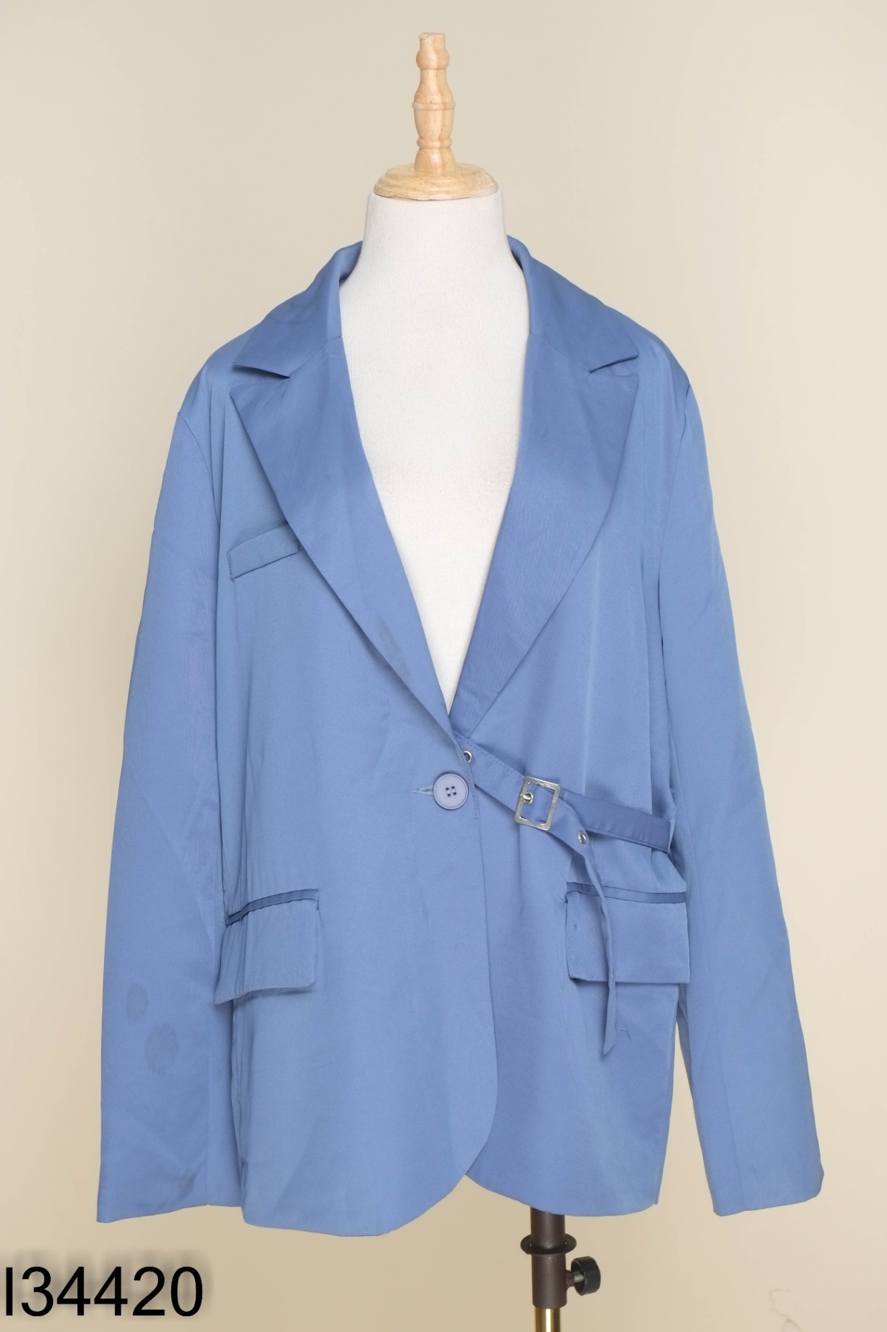 Blazer xanh đậm 1 khuy