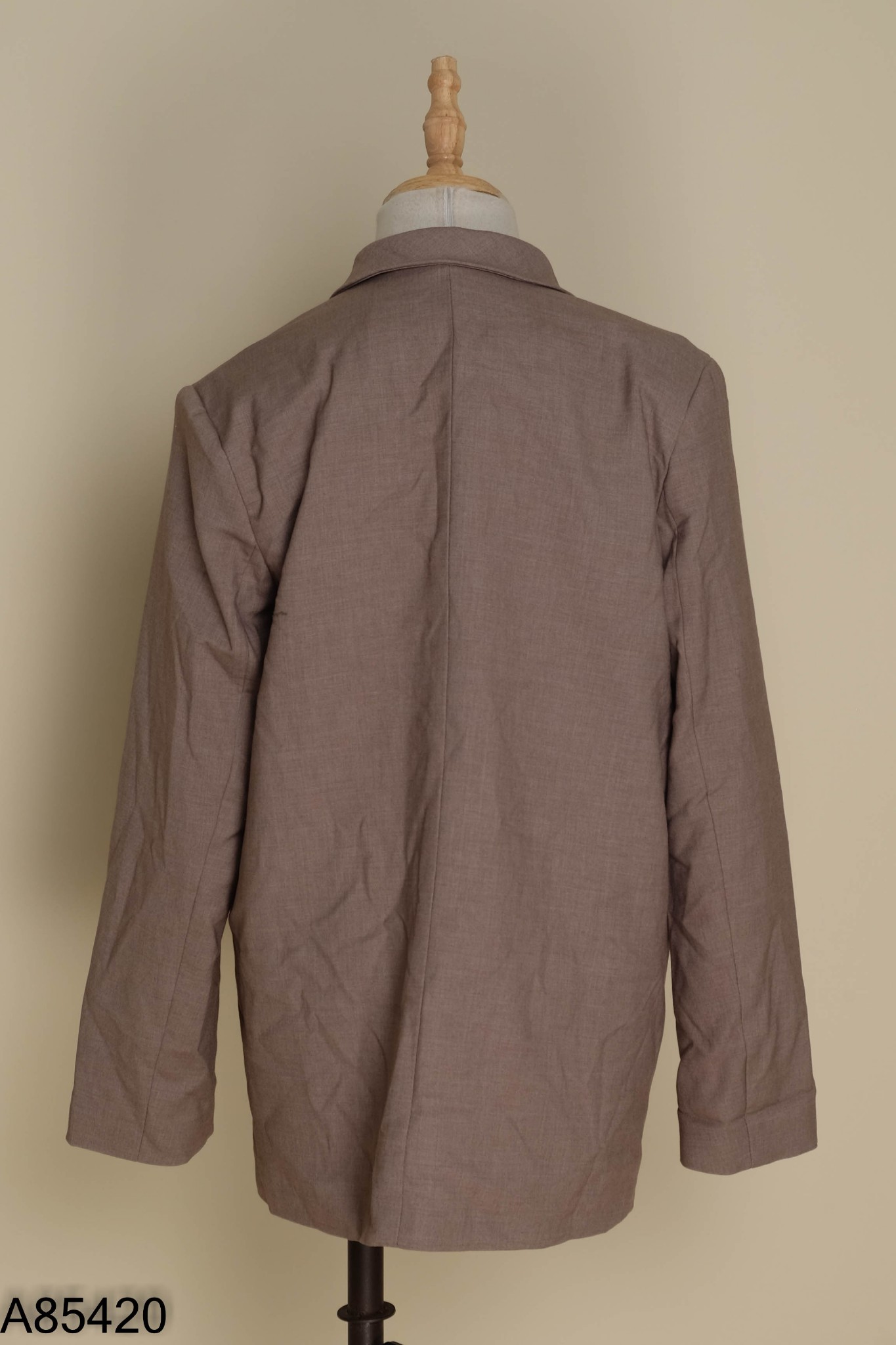 Blazer nâu xám phối khuy