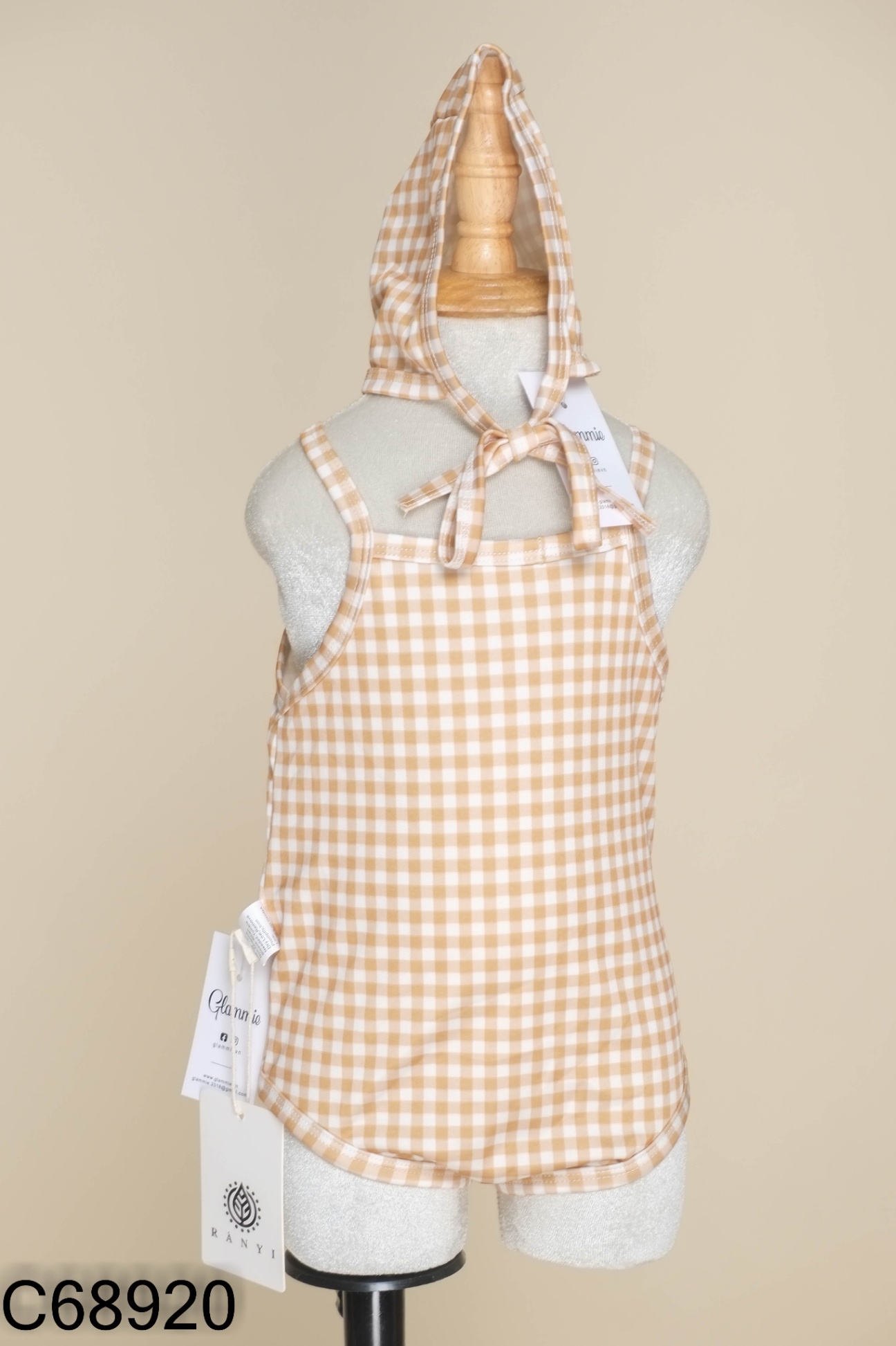 NEWTAG SET Đồ bơi vàng chấm bi KIDS