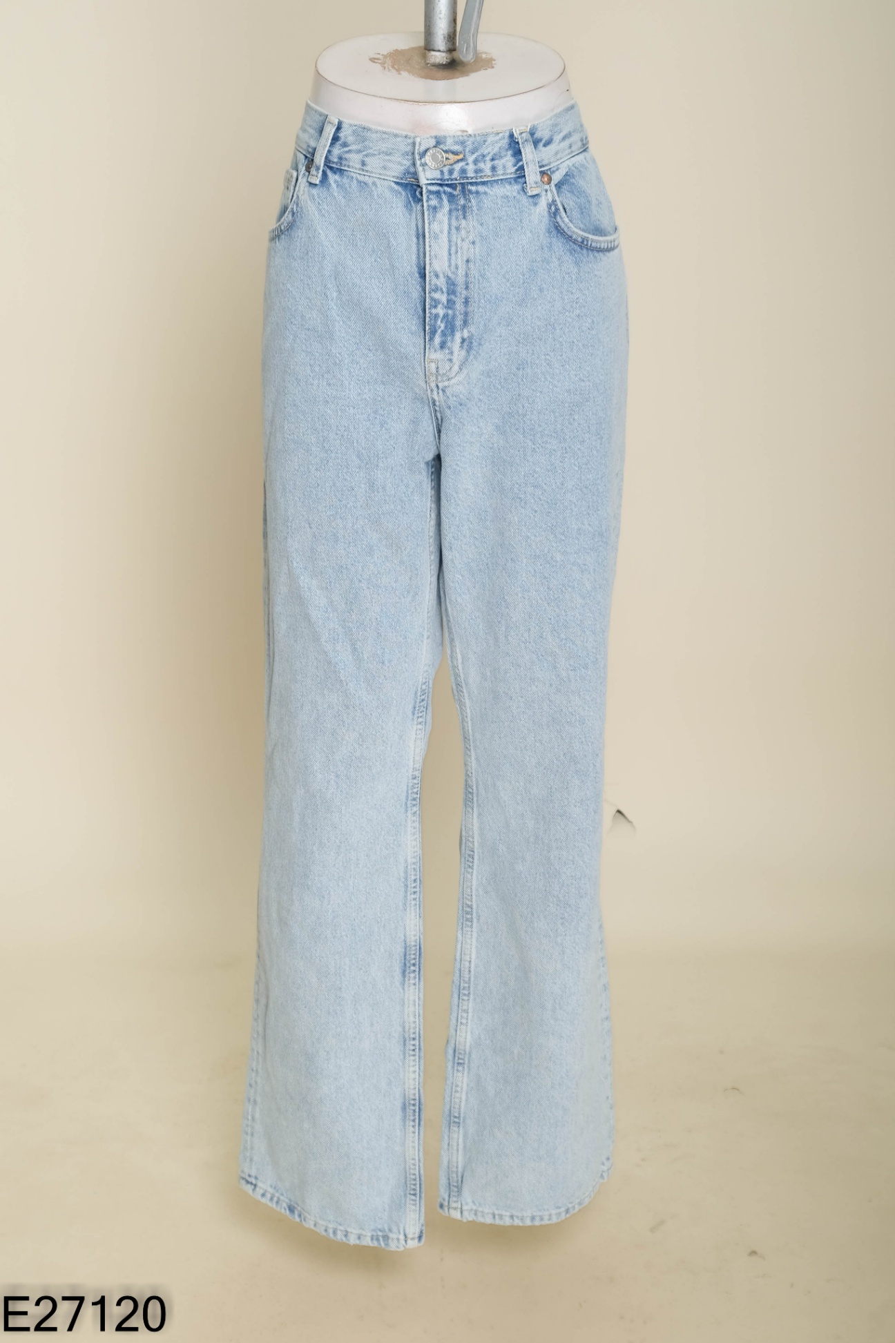 NEWTAG Quần MANGO jeans xanh nhạt