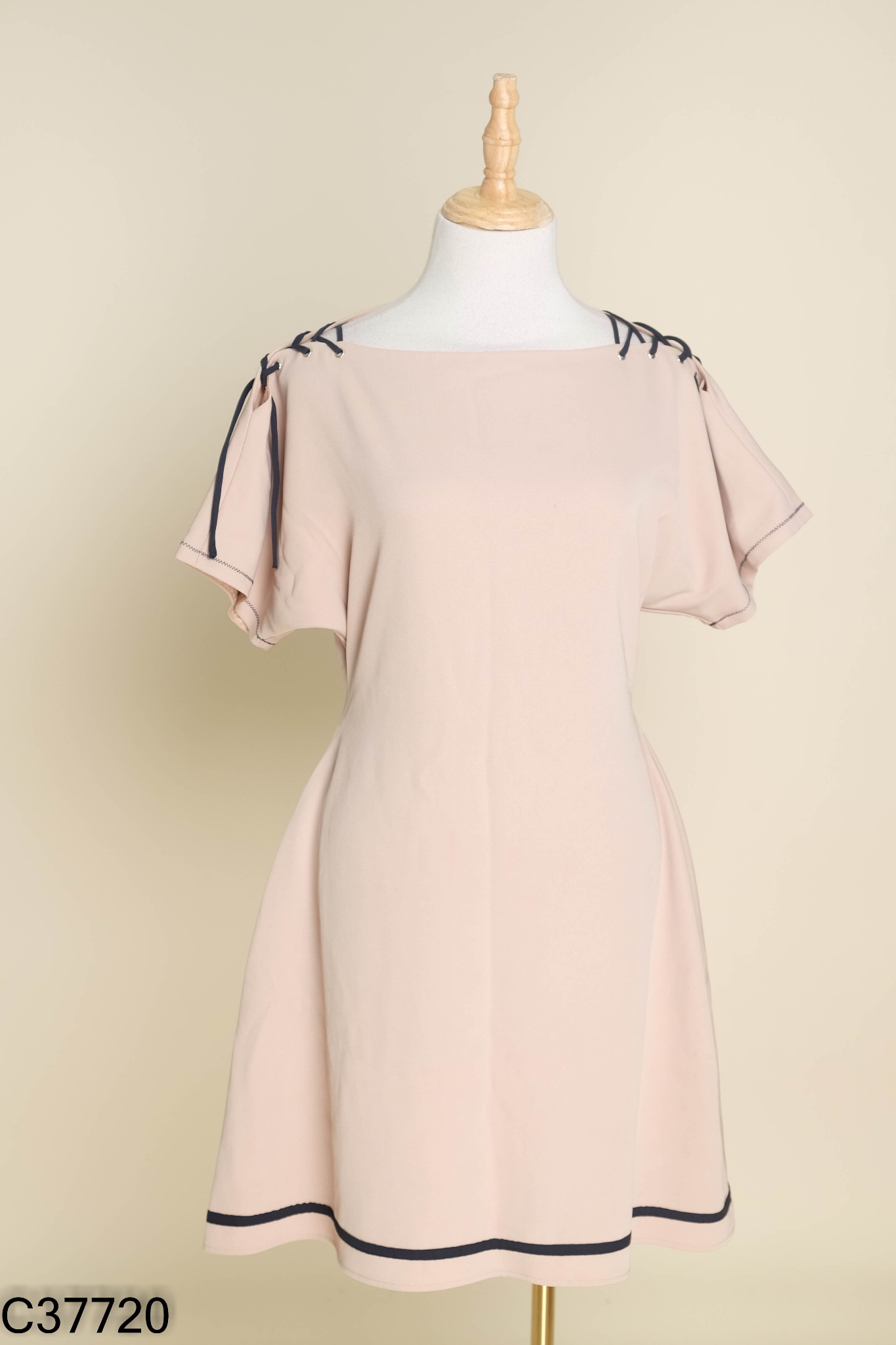 Váy nâu be OLV BOUTIQUE đan dây