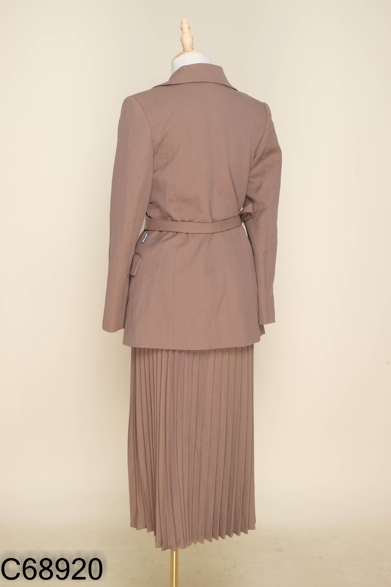 SET STAYTOWN Blazer nâu trơn + quần dài