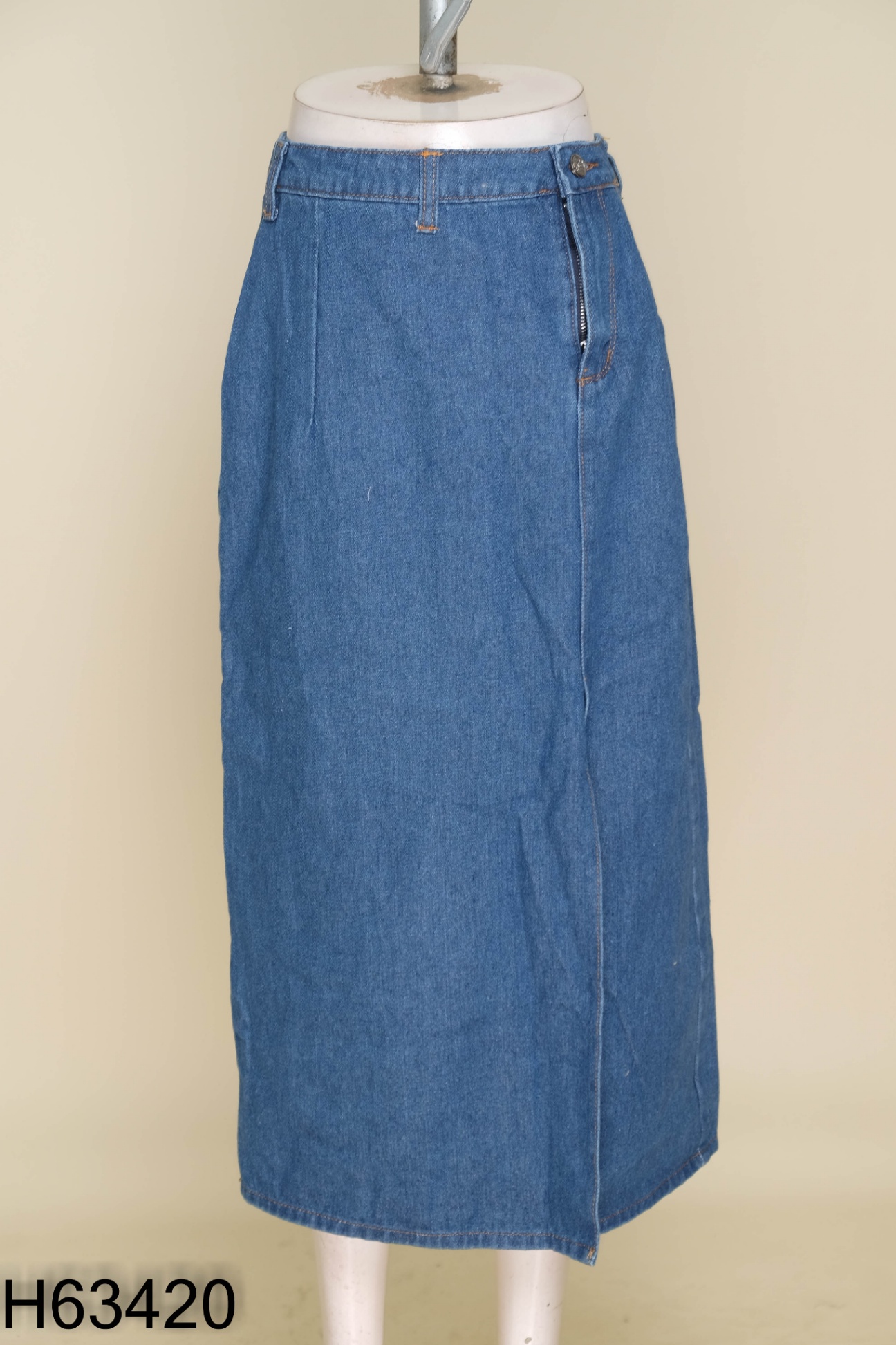 Chân váy jeans xanh