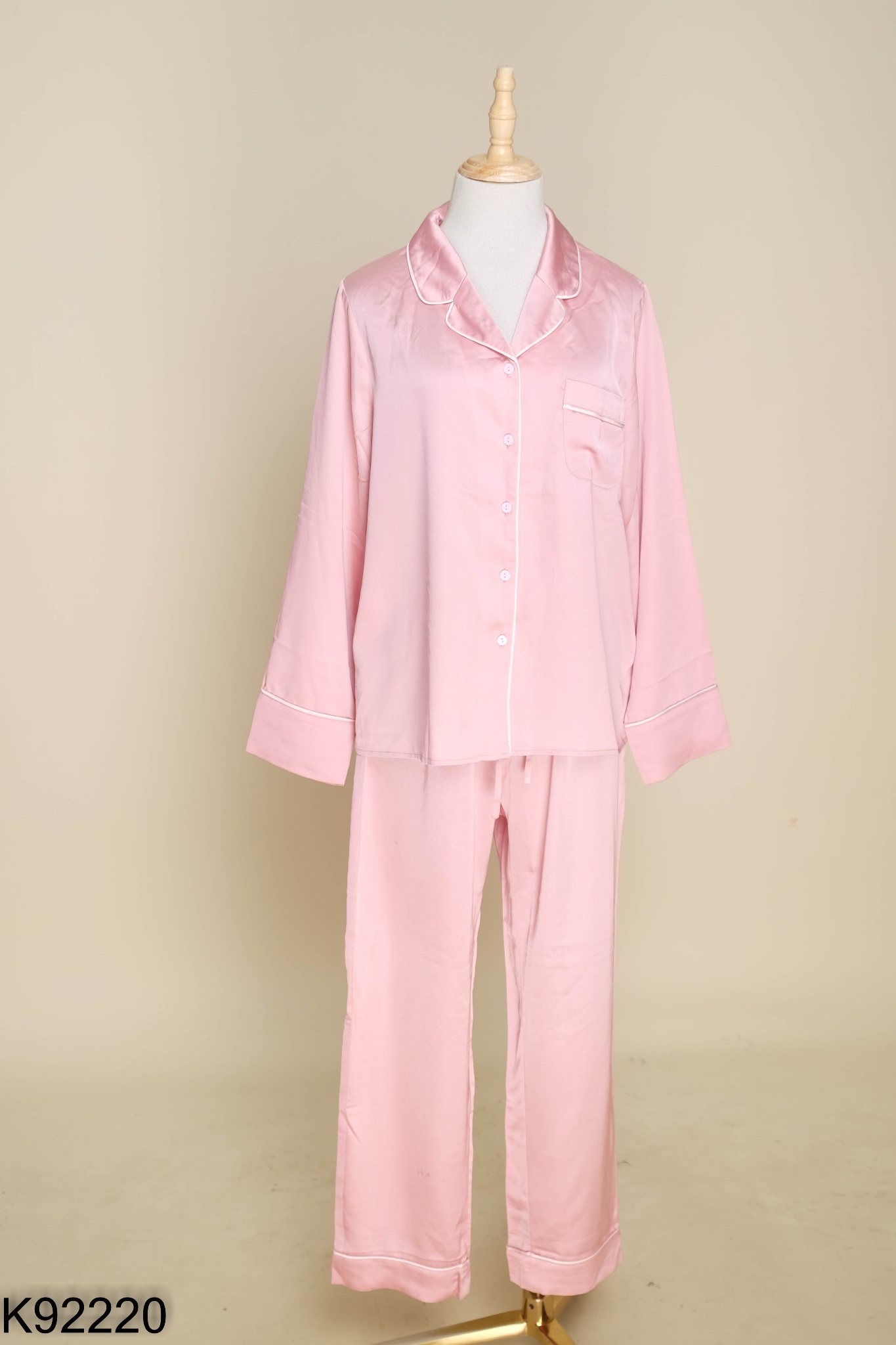 SET Đồ ngủ VICTORIA SECRET lụa hồng