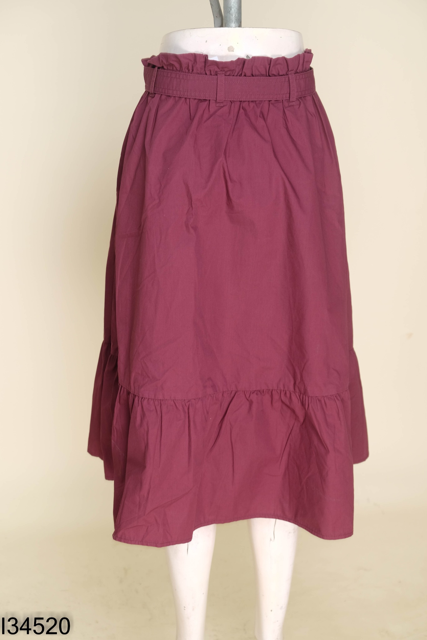 Chân váy UNIQLO tím trơn